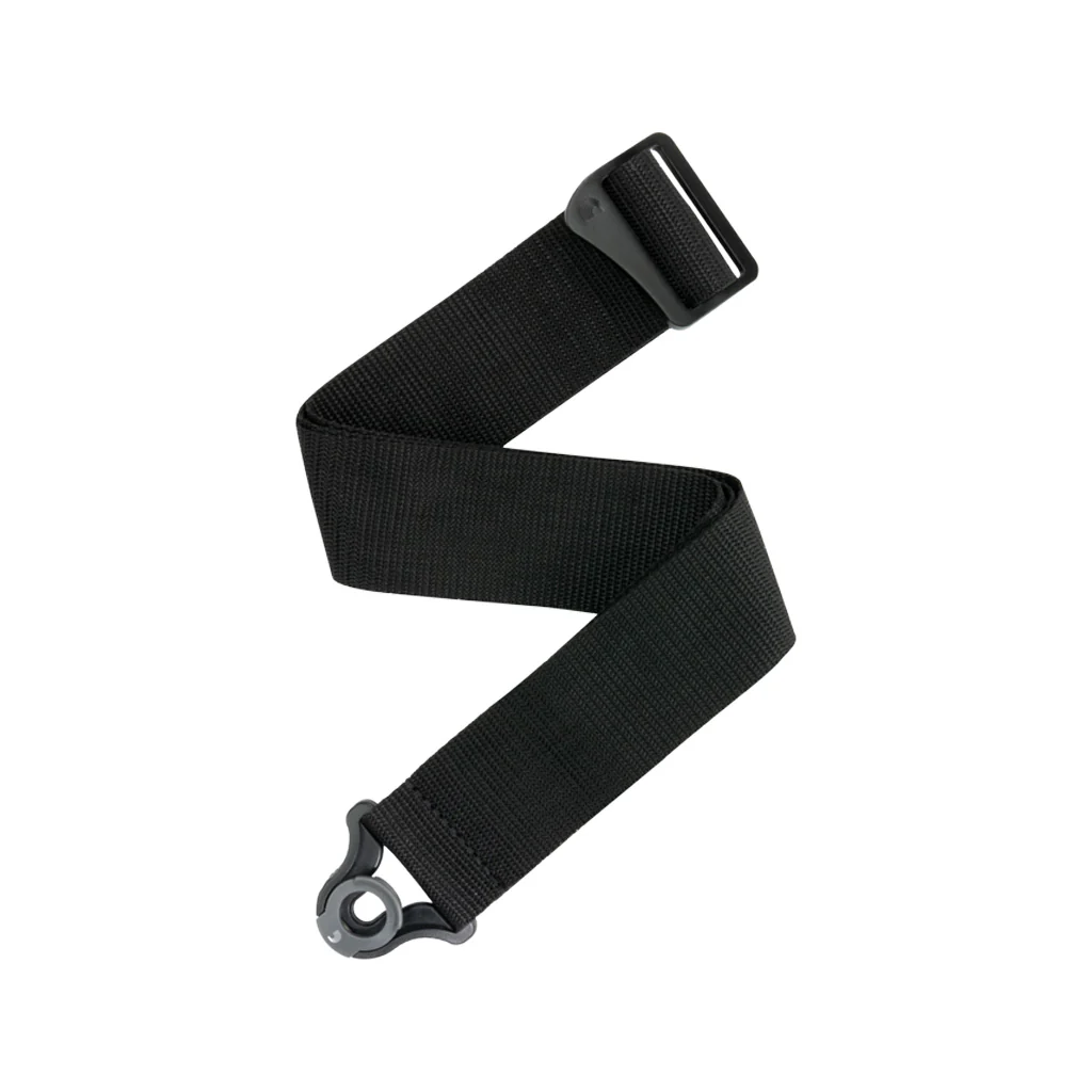 D'Addario 50mm Auto Lock Locking Polypro Guitar Strap, Black