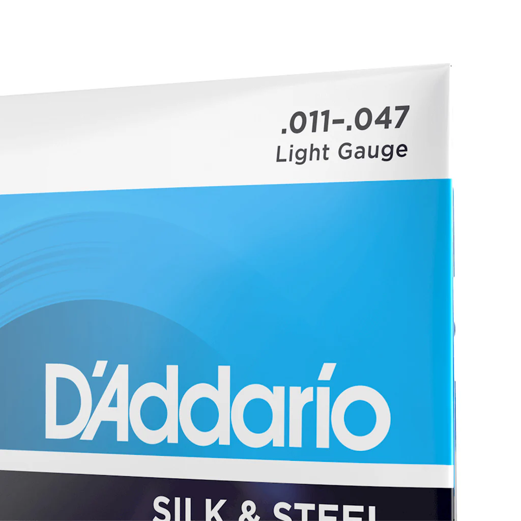 D'Addario EJ40 Silk and Steel Folk Acoustic Guitar Strings, Light, 11-47 - Image 4