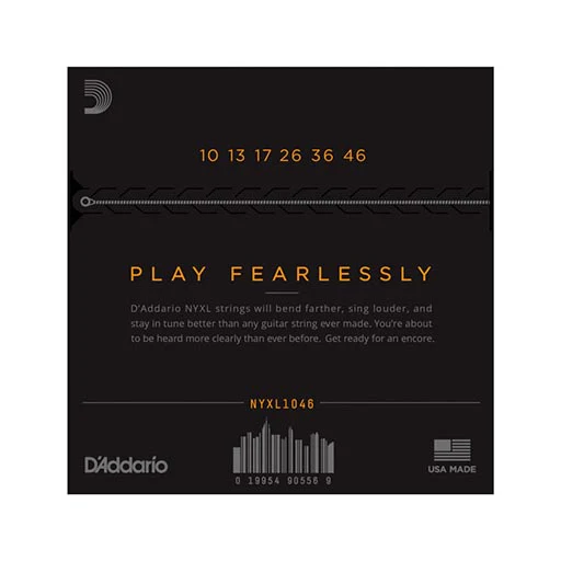 D'Addario NYXL1046 Nickel Wound Electric Guitar Strings, 10-46 - Image 2