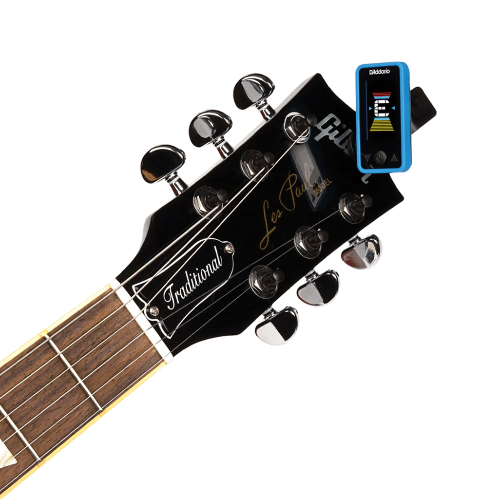 D'Addario PW-CT-17BU Eclipse Headstock Tuner, Blue - Image 3