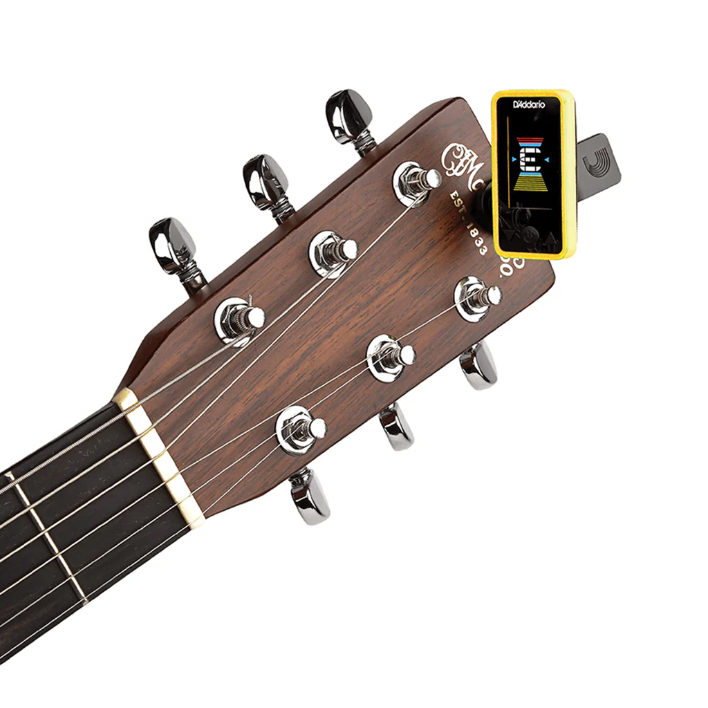 D'Addario PW-CT-17YL Eclipse Headstock Tuner, Yellow - Image 5