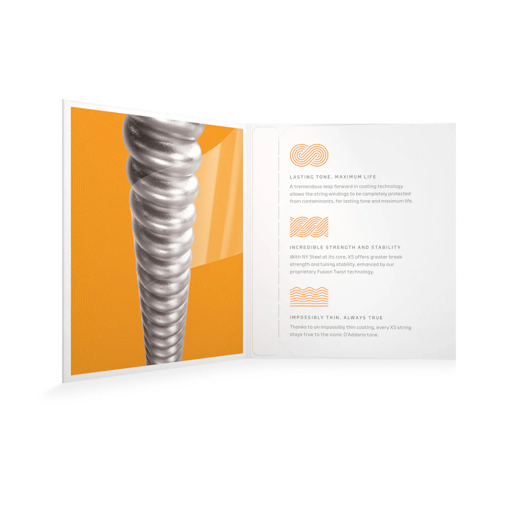 D'Addario XSE1046 Nickel-plated Steel Coated Electric Guitar Strings, Regular Light, 10-46 - Image 4