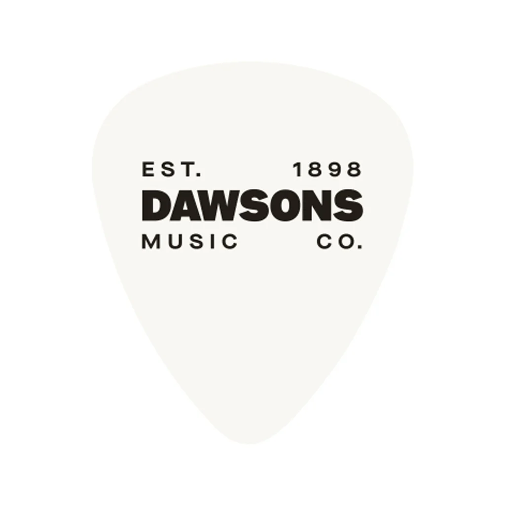 Dawsons Delrin 0.73mm Pick, White