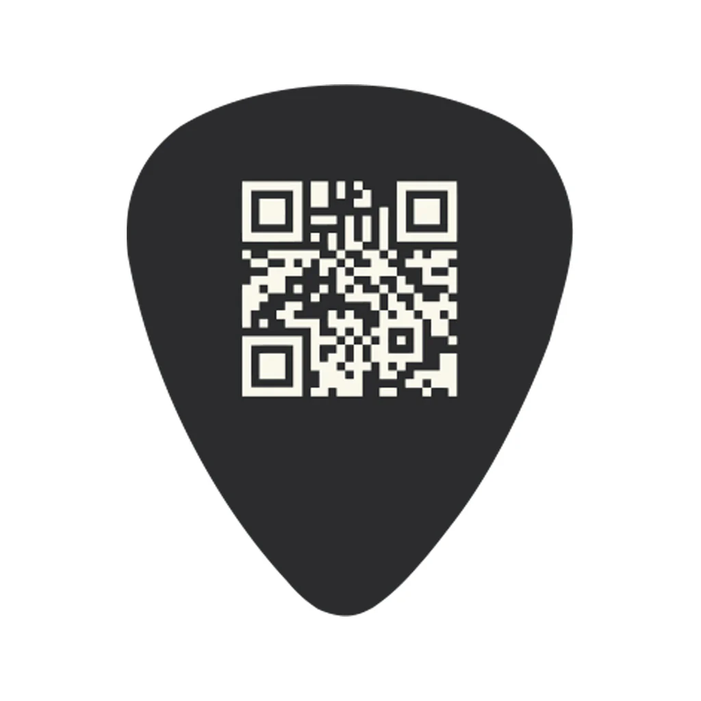 Dawsons Delrin 1.14mm Pick, Black - Image 2
