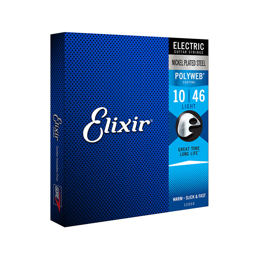 Elixir 12050 Polyweb Electric Guitar Strings, Light, 10-46 - Image 3