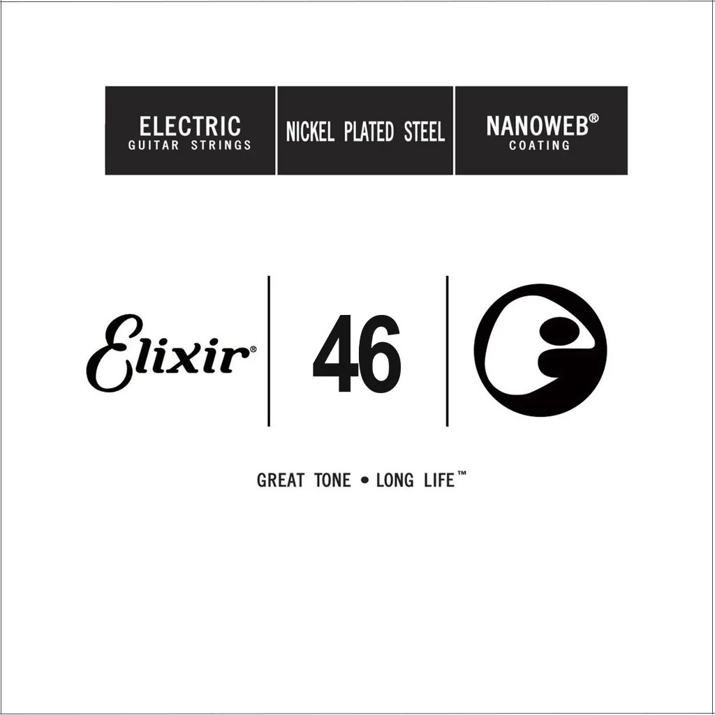 Elixir 15246 Nanoweb Electric Guitar Single String, .046