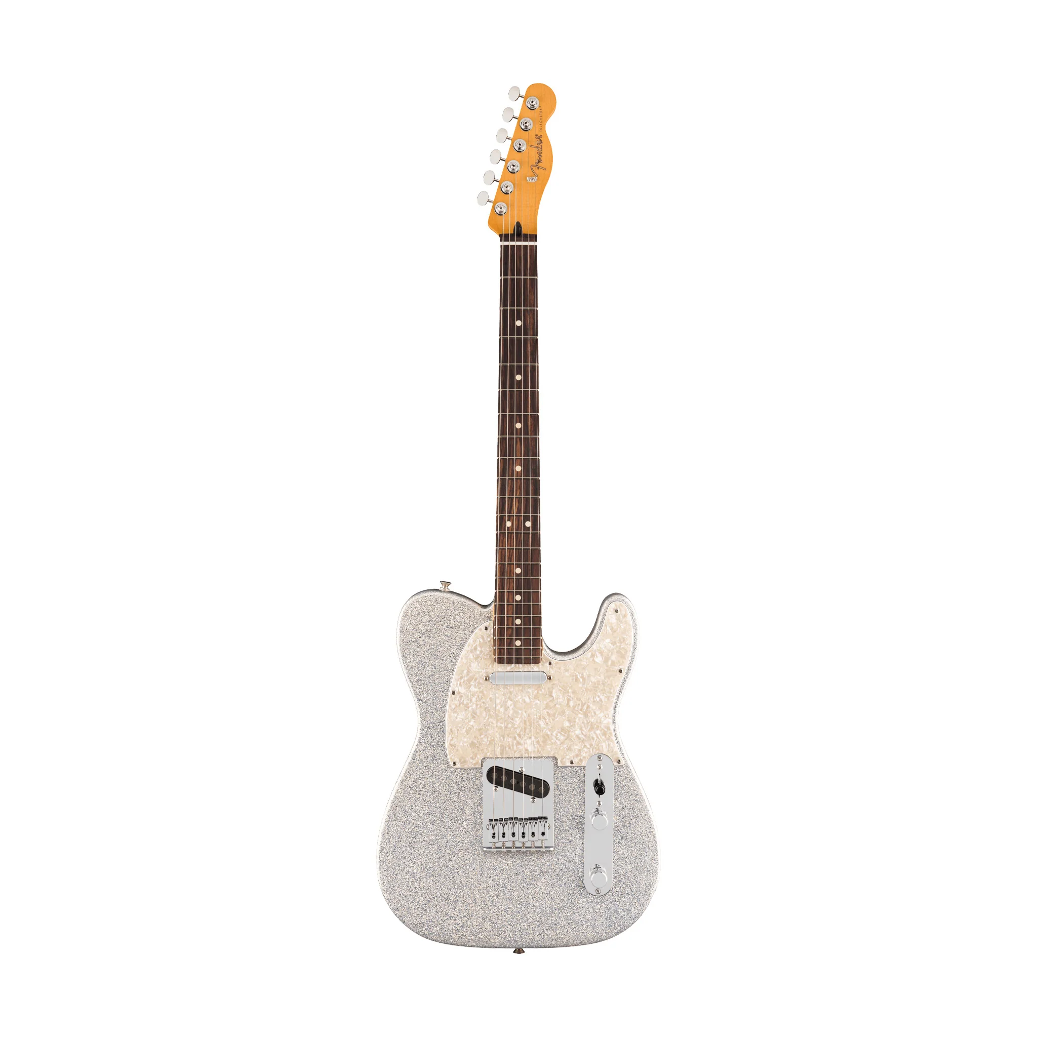 Fender 75th Anniversary Player Series II Sparkle Telecaster Electric Guitar, Diamond Dust Sparkle