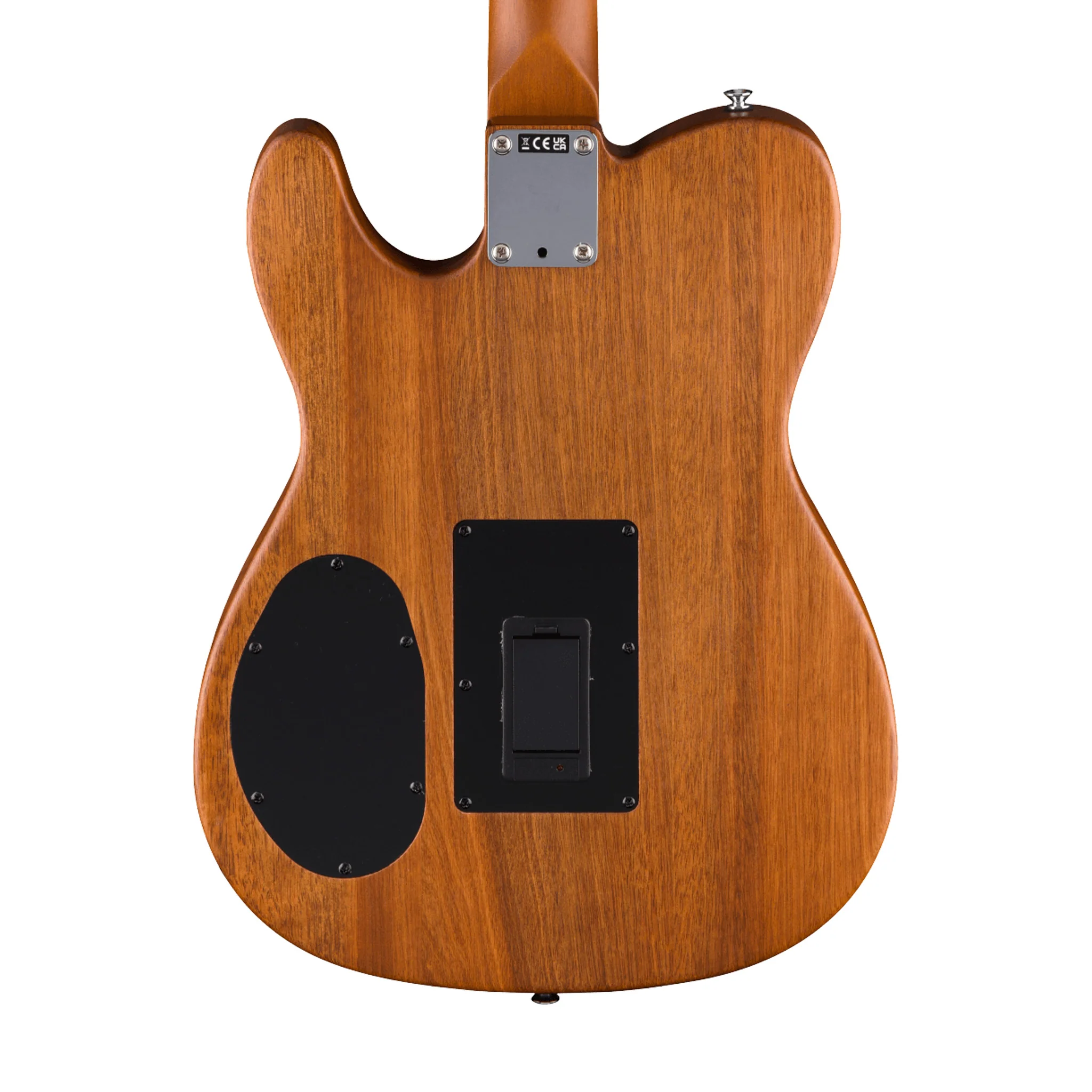 Fender Acoustasonic Standard Telecaster Electric Guitar, RW FB, Aged Natural - Image 4