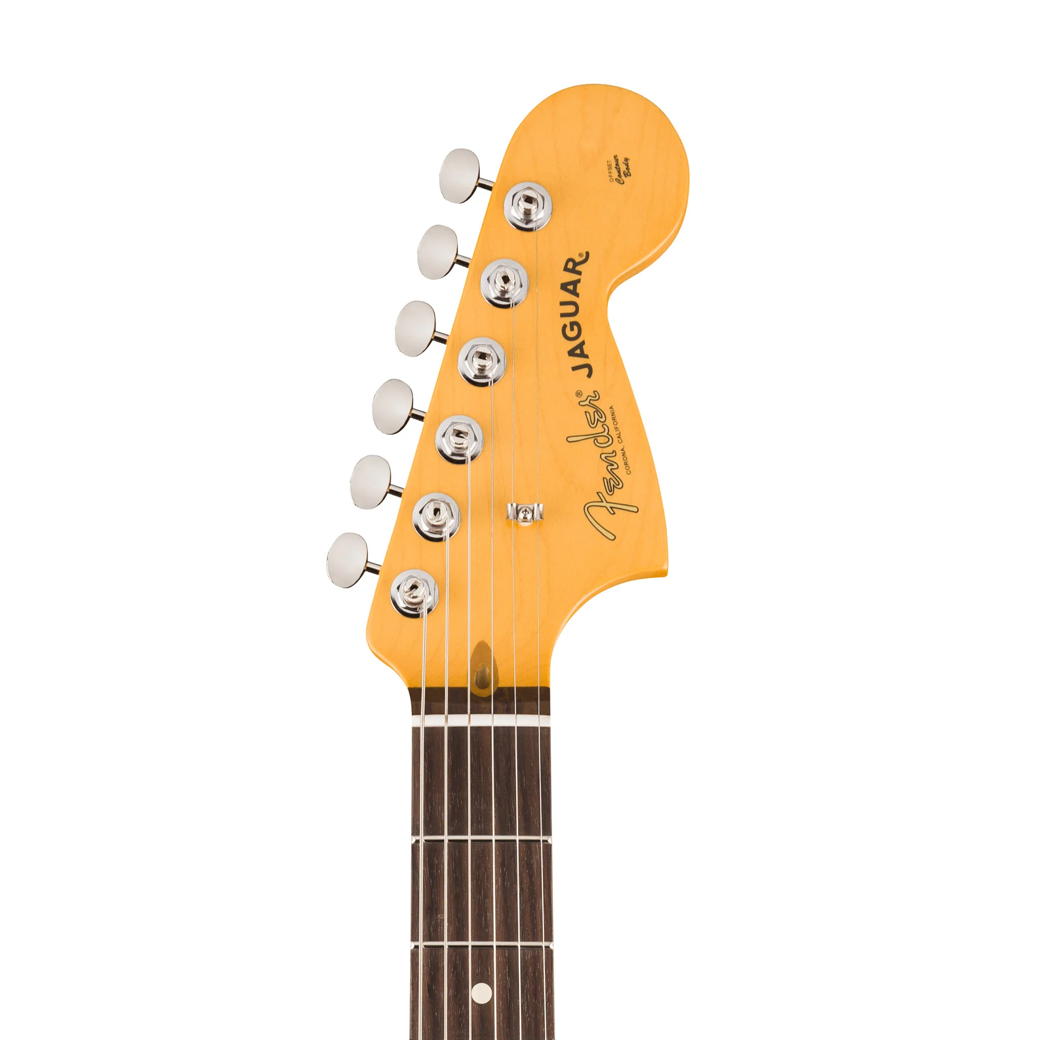 Fender American Professional Classic Jaguar Electric Guitar, RW FB, Faded Firemist Gold - Image 6