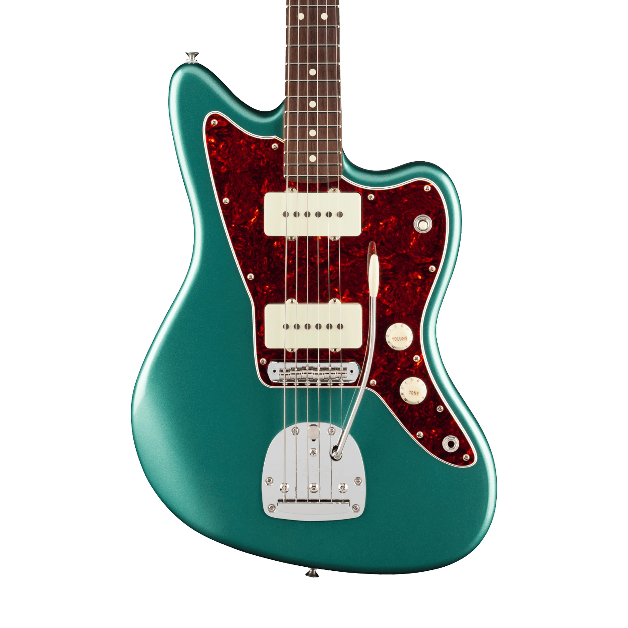 Fender American Professional Classic Jazzmaster Guitar, RW FB, Faded Sherwood Green Metallic - Image 3