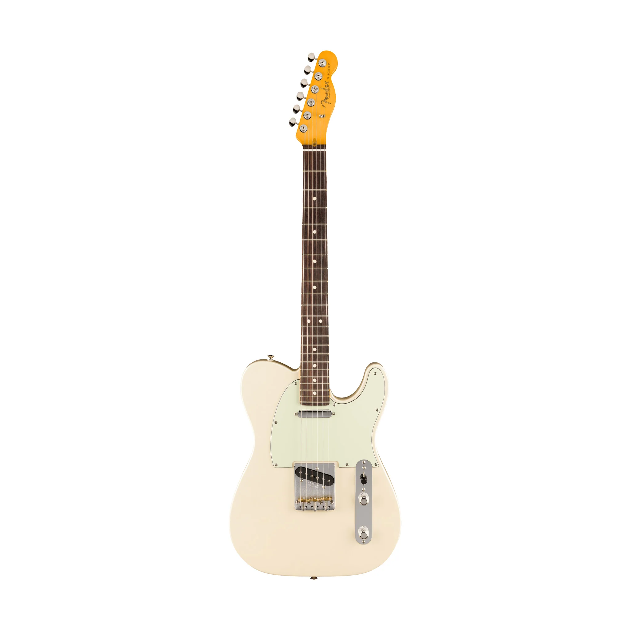 Fender American Professional Classic Telecaster Electric Guitar, RW FB, Olympic Pearl