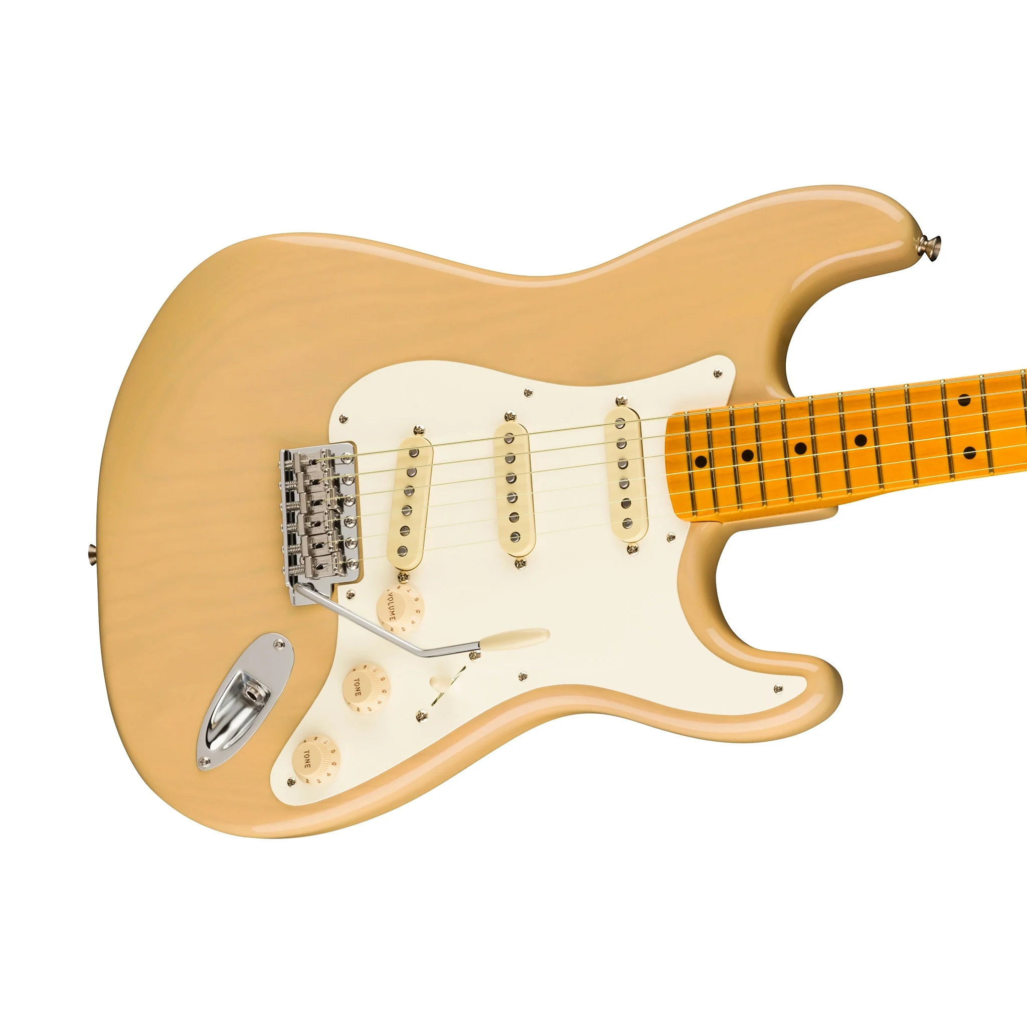 Fender American Vintage II 57 Stratocaster Electric Guitar, Maple FB, Vintage Blonde - Image 5
