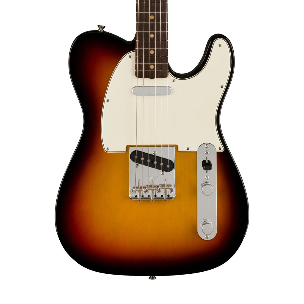 Fender American Vintage II 63 Telecaster Electric Guitar, RW FB, 3-Tone Sunburst - Image 3