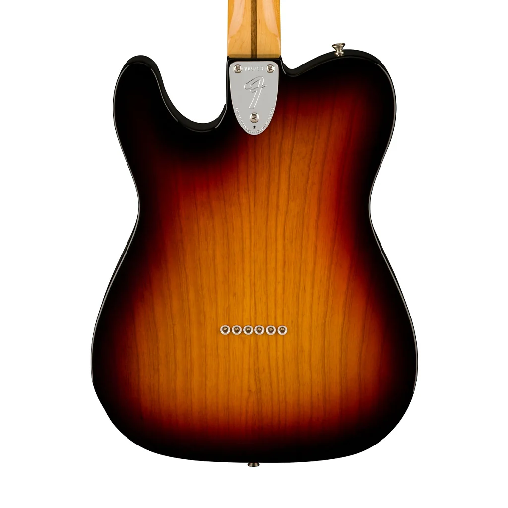 Fender American Vintage II 72 Telecaster Thinline Electric Guitar, Maple FB, 3-Tone Sunburst - Image 4