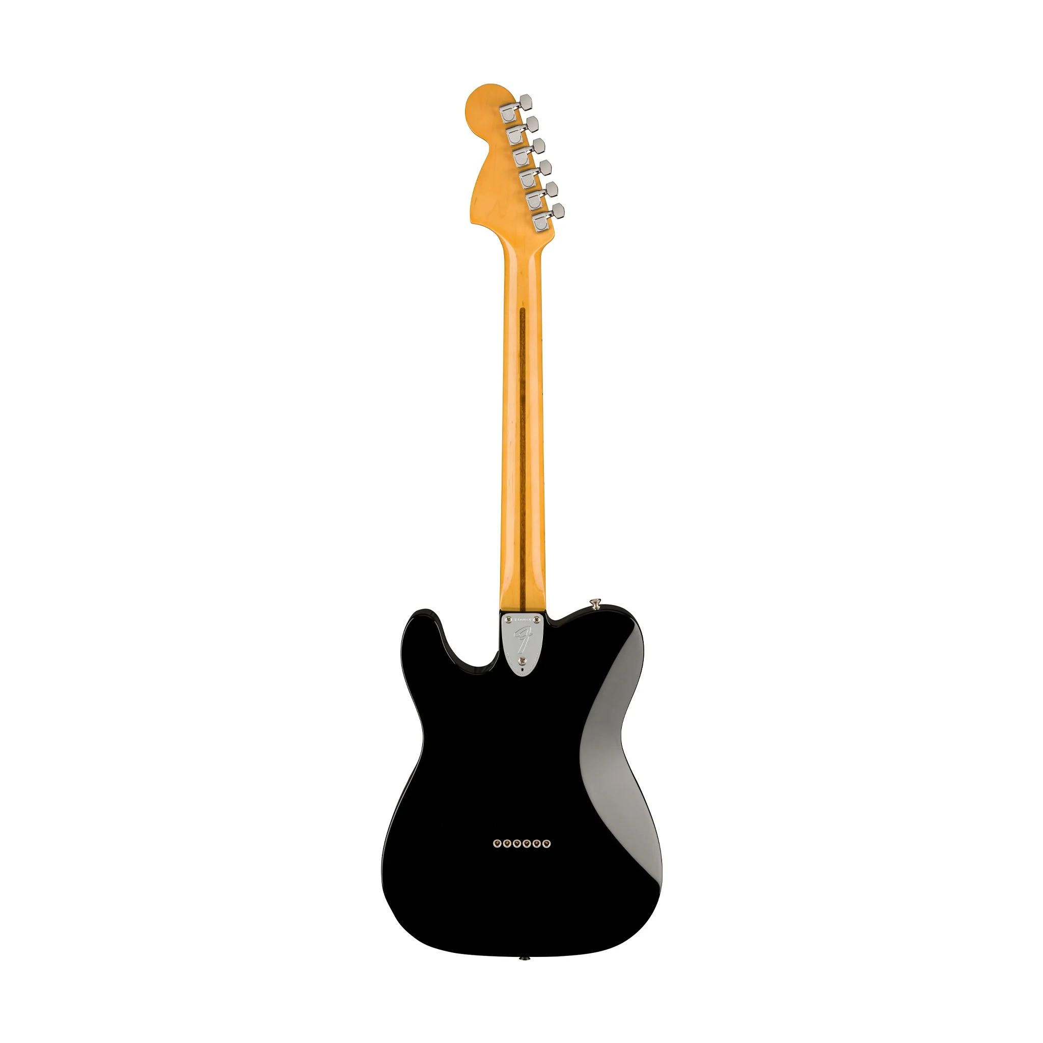 Fender American Vintage II 75 Telecaster Deluxe Electric Guitar, Maple FB, Black - Image 2