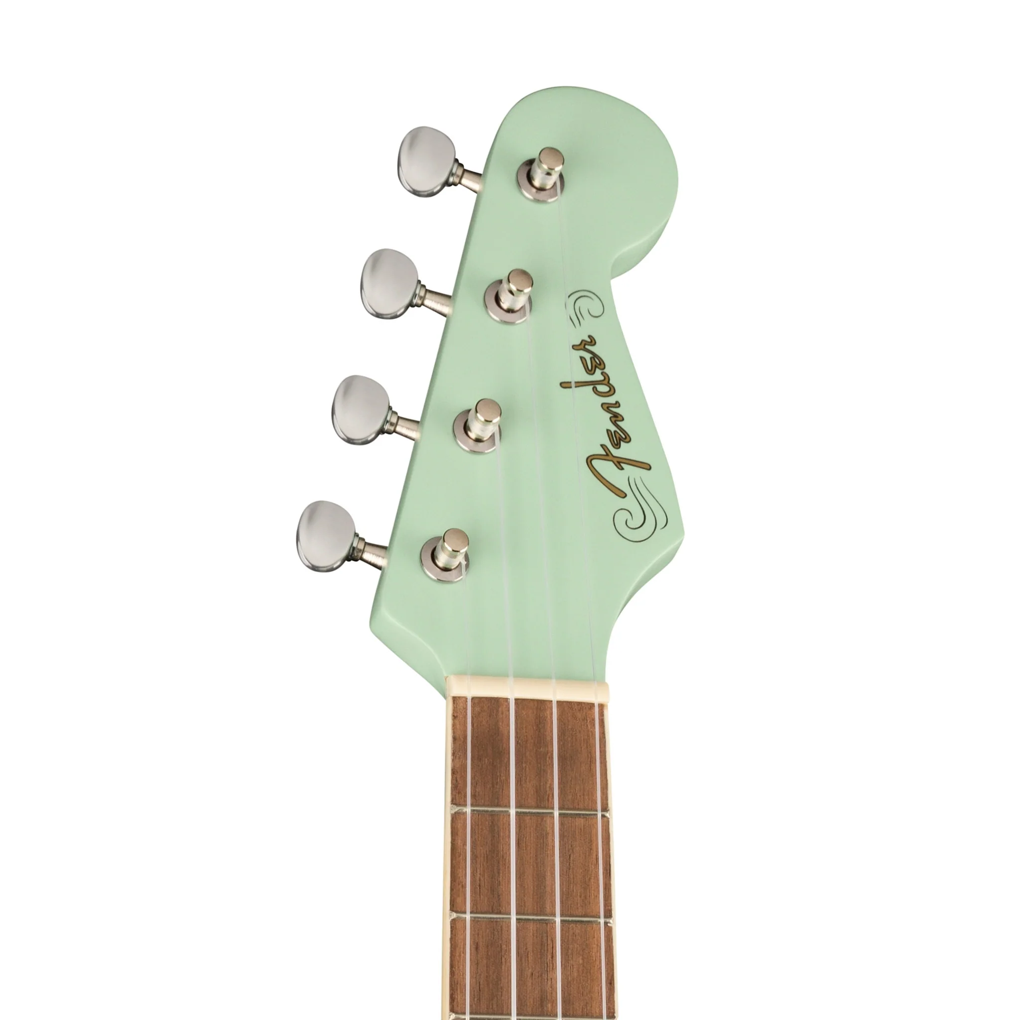 Fender Avalon Tenor Ukulele, Walnut FB, Surf Green - Image 7