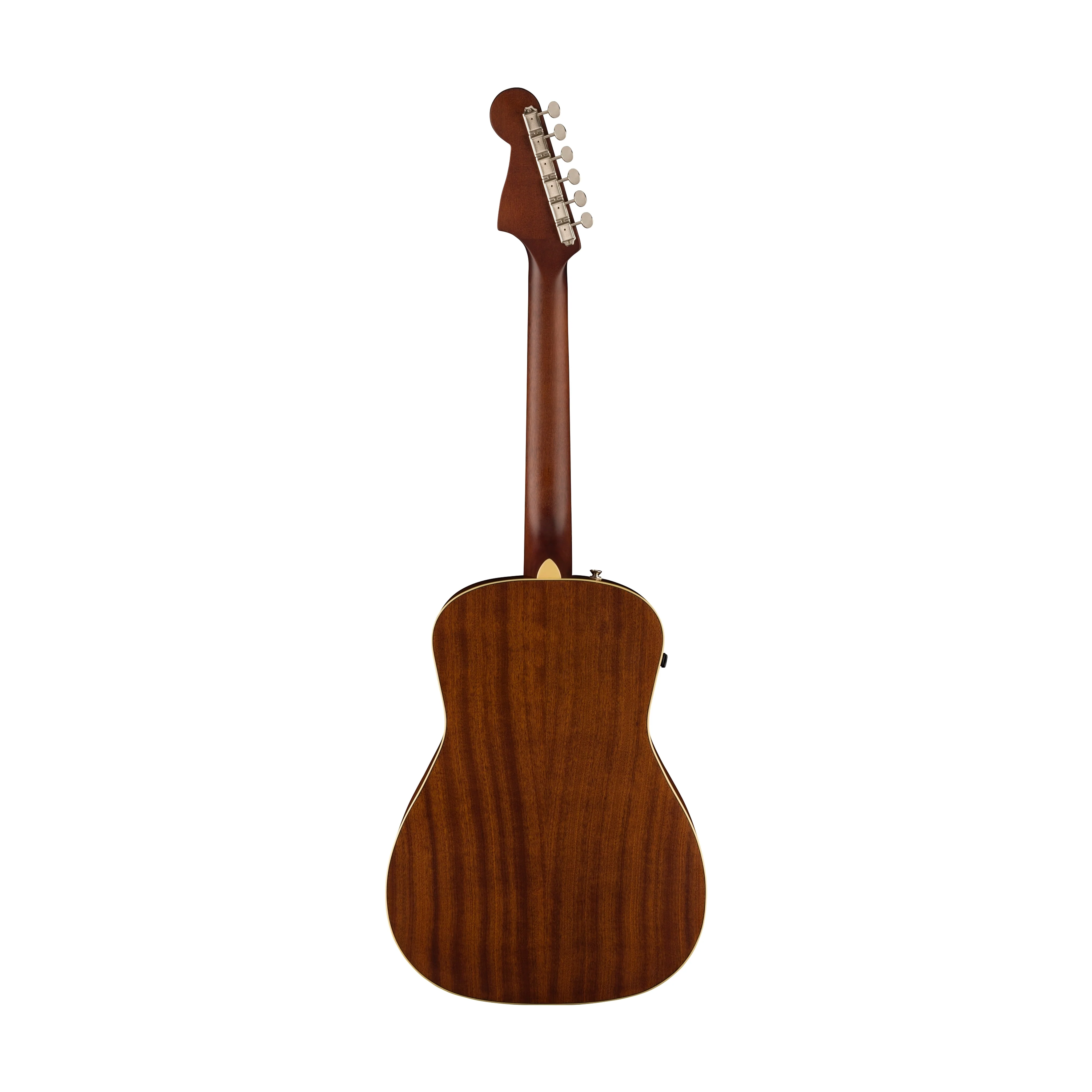 Fender California Malibu Player Small-Bodied Acoustic Guitar, Walnut FB, Fiesta Red - Image 2