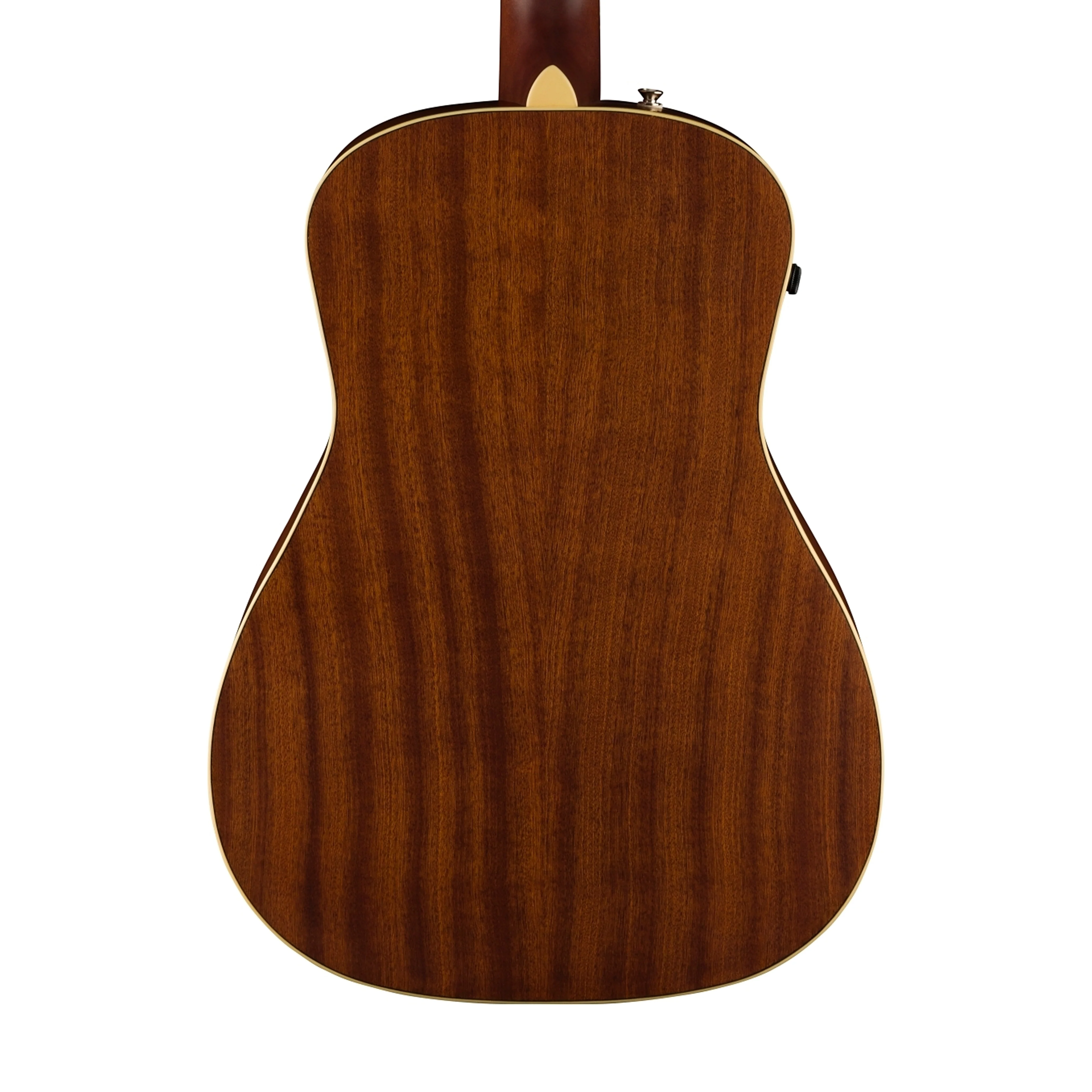 Fender California Malibu Player Small-Bodied Acoustic Guitar, Walnut FB, Fiesta Red - Image 5