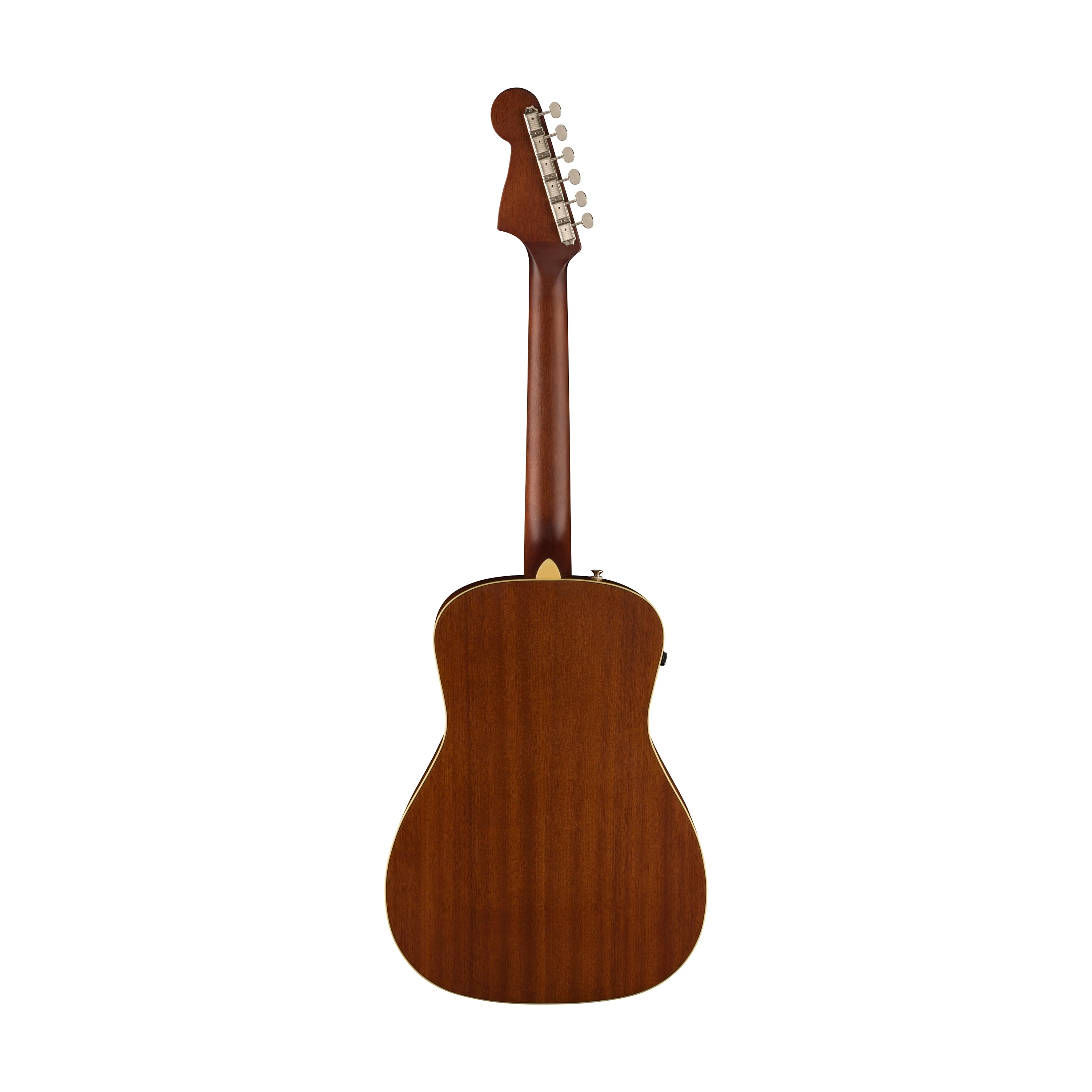 Fender California Malibu Player Small-Bodied Acoustic Guitar, Walnut FB, Olympic White - Image 2