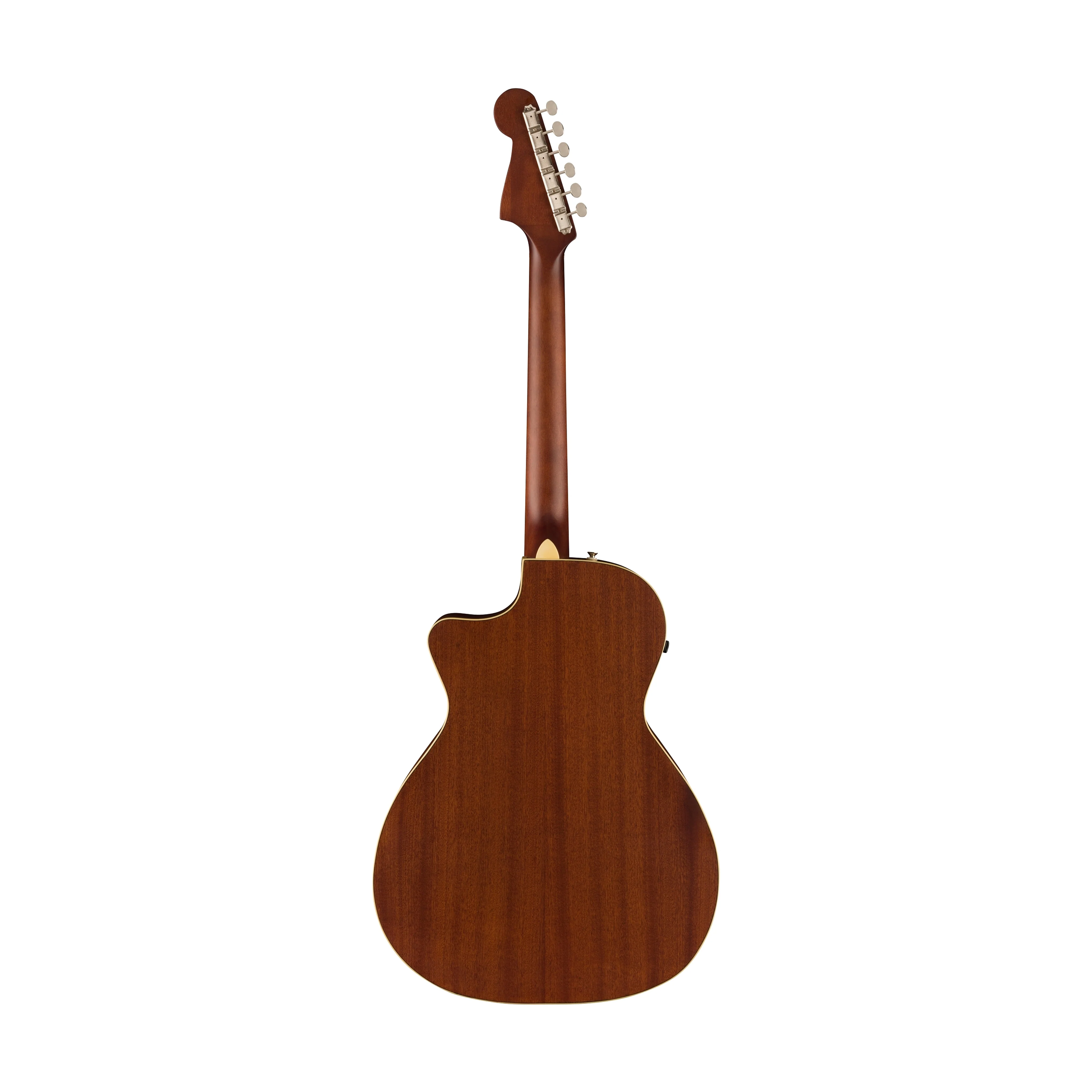 Fender California Newporter Player Medium-Sized Acoustic Guitar, Walnut FB, Surf Green - Image 2