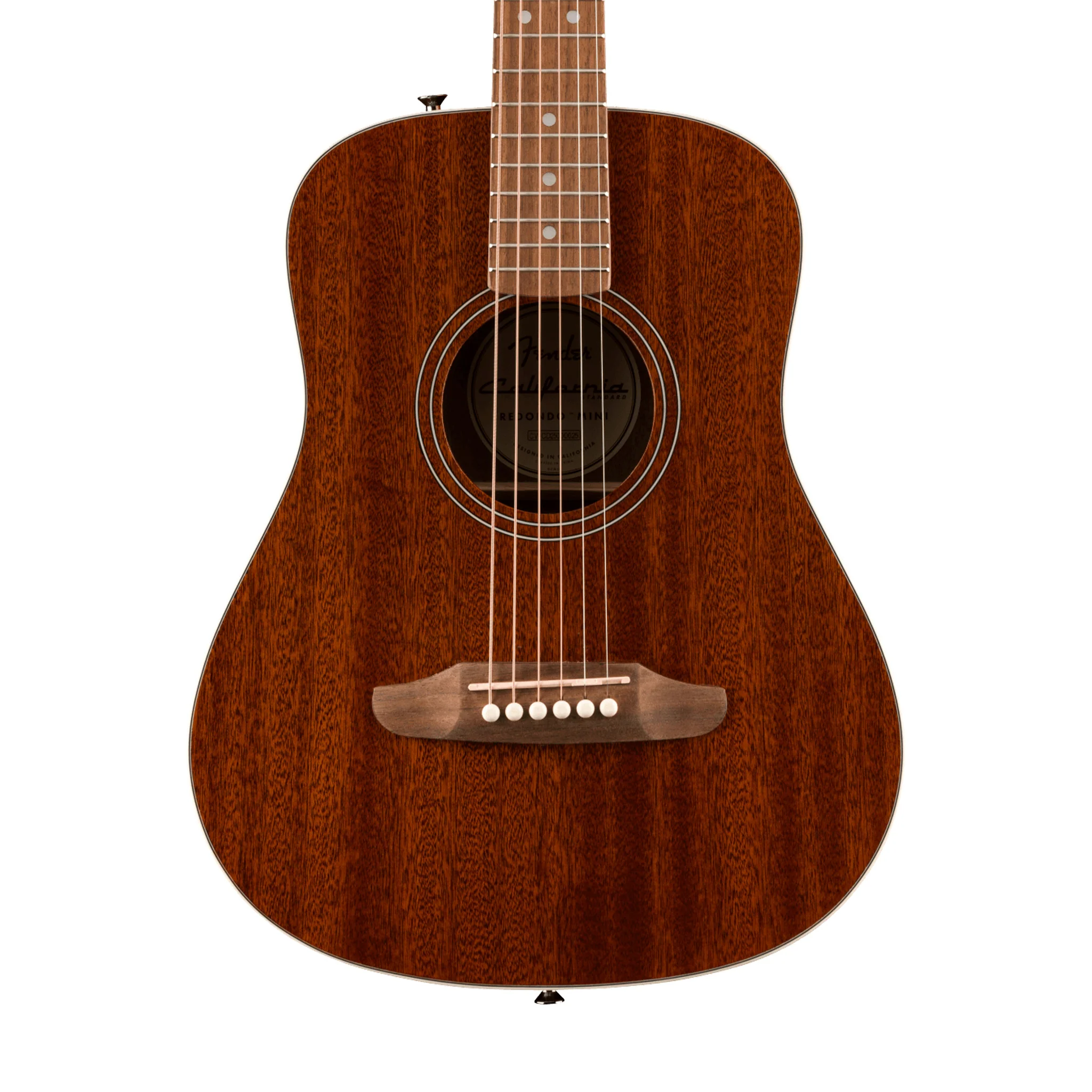 Fender California Standard Redondo Mini Guitar w/Bag, Natural - Image 3