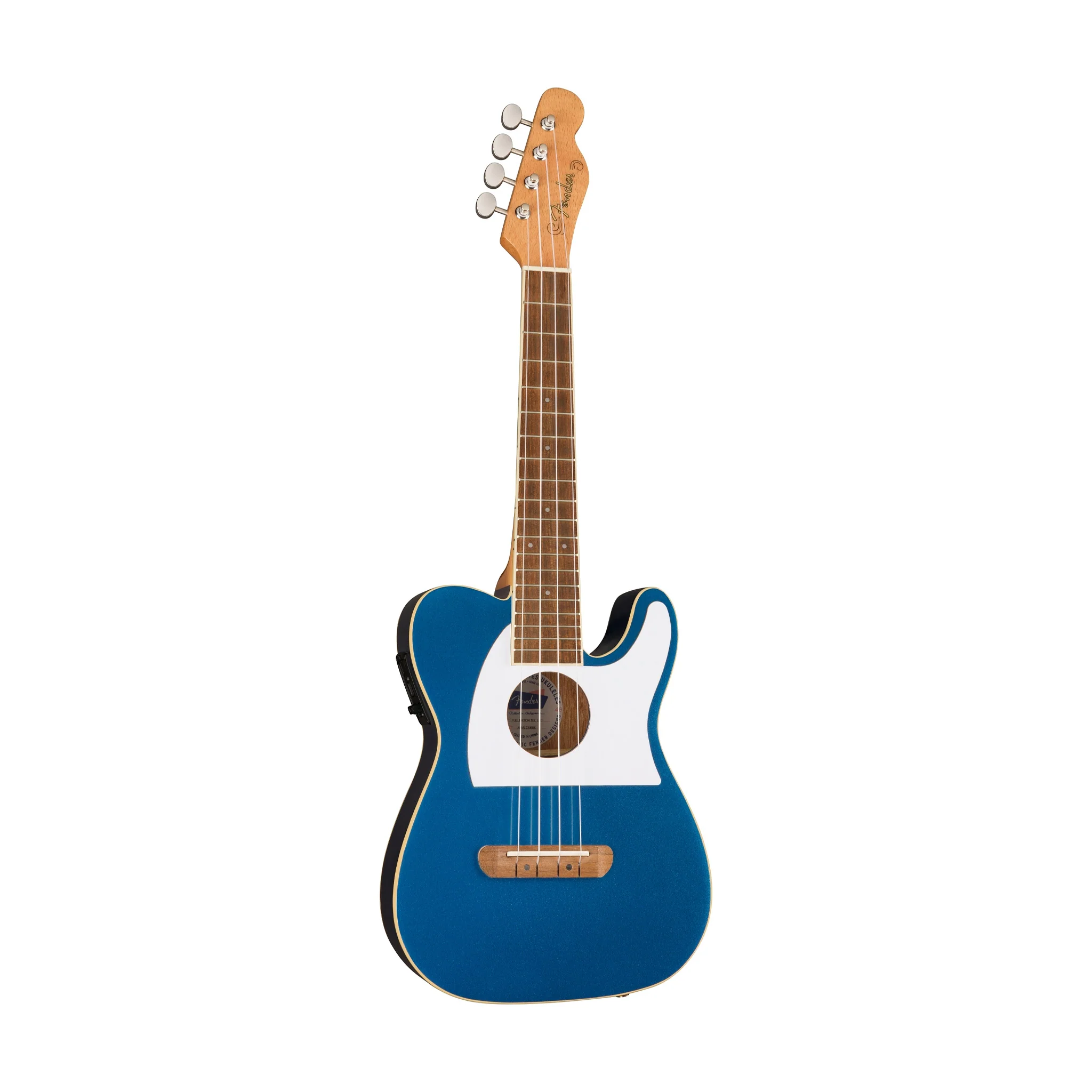 Fender Fullerton Telecaster Ukulele, Lake Placid Blue - Image 3