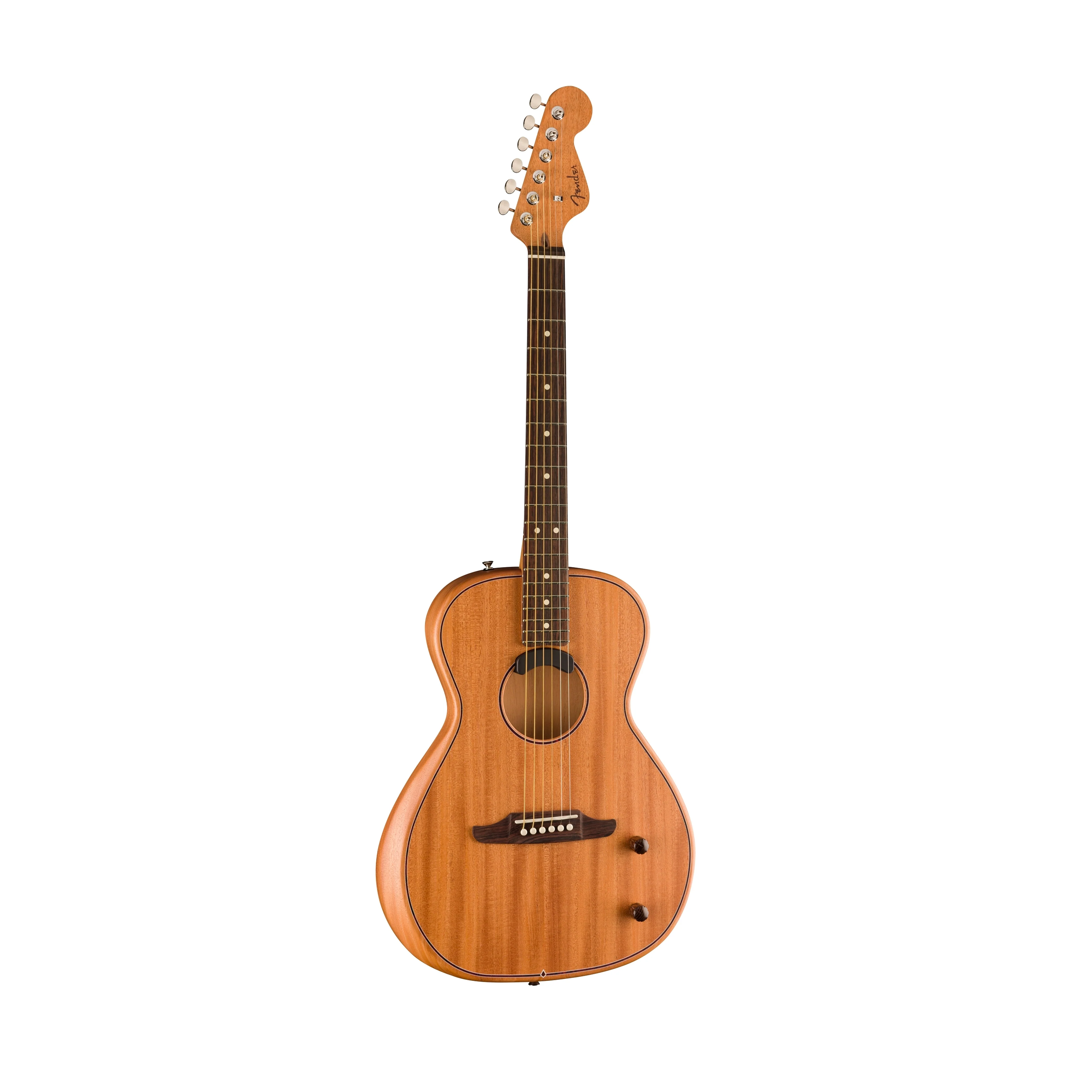 Fender Highway Series Parlor Acoustic Guitar w/Bag, RW FB, Mahogany - Image 3
