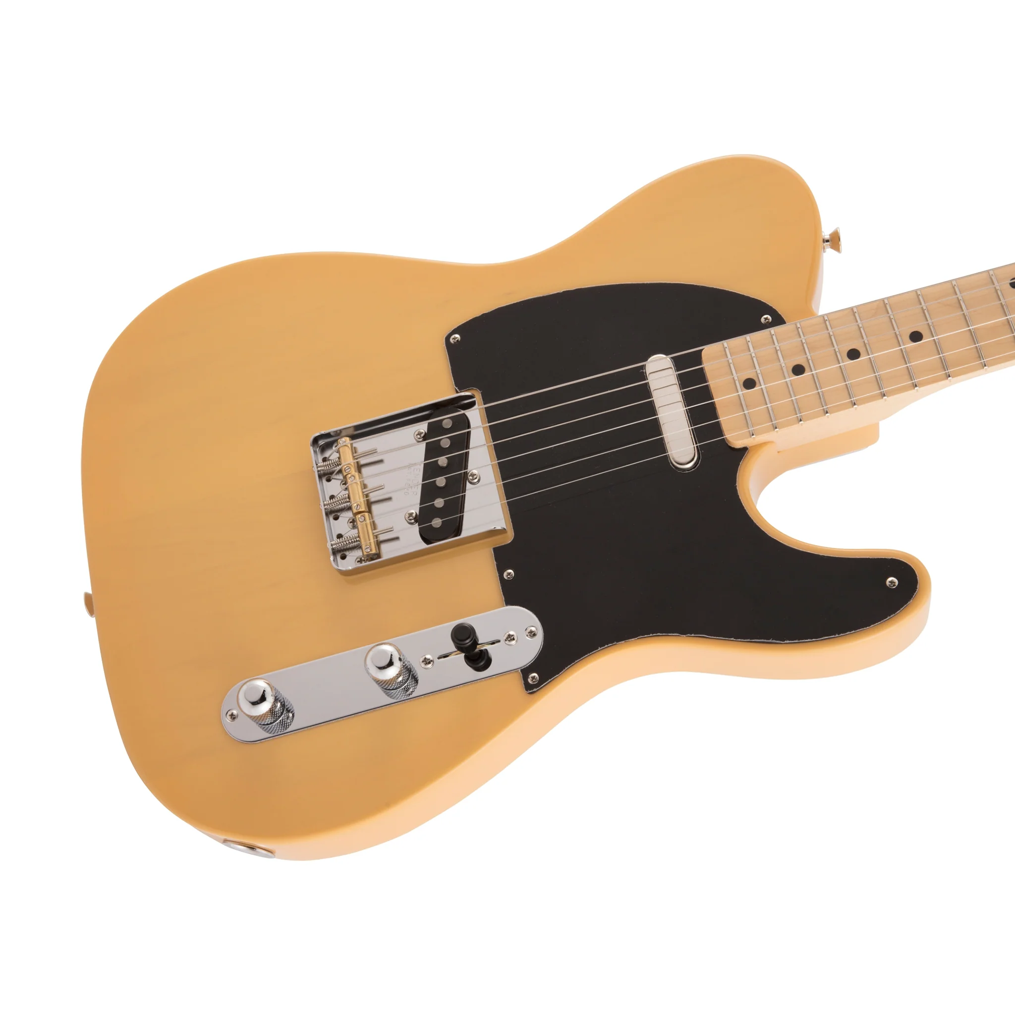 Fender Japan Traditional II 50s Telecaster Electric Guitar, Maple FB, Butterscotch Blonde - Image 3