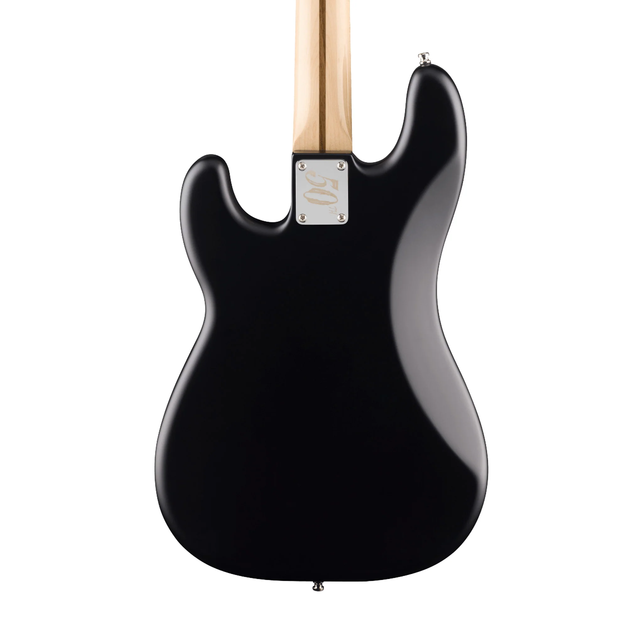 Fender Limited Edition 50th Anniversary Steve Harris Precision Bass Guitar, Maple FB, Satin Black - Image 4