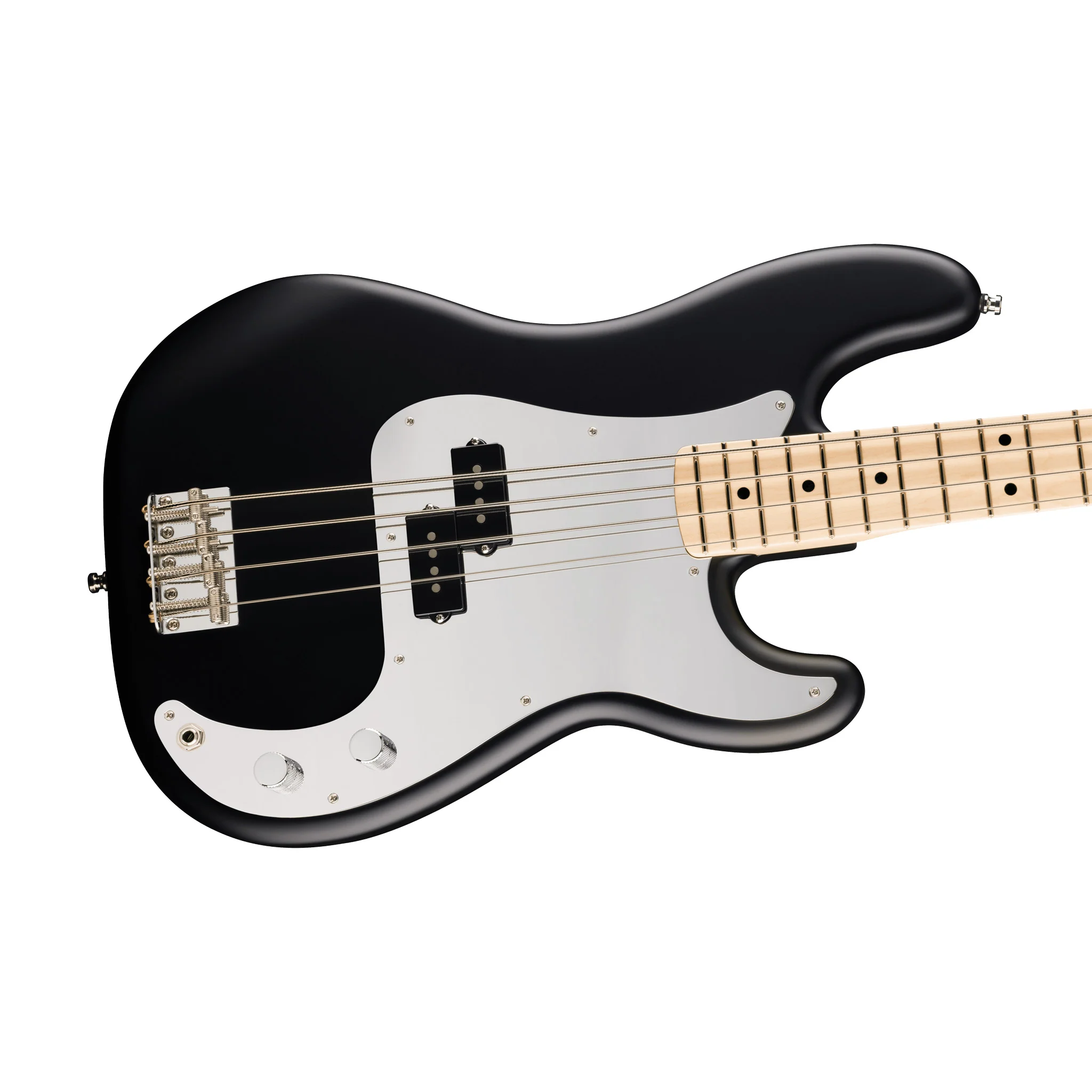 Fender Limited Edition 50th Anniversary Steve Harris Precision Bass Guitar, Maple FB, Satin Black - Image 5