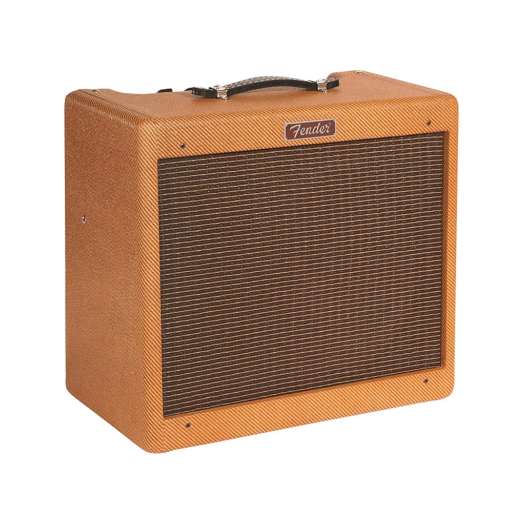 Fender Limited Edition Blues Junior Combo Guitar Tube Amplifier, Lacquered Tweed, UK - Image 2