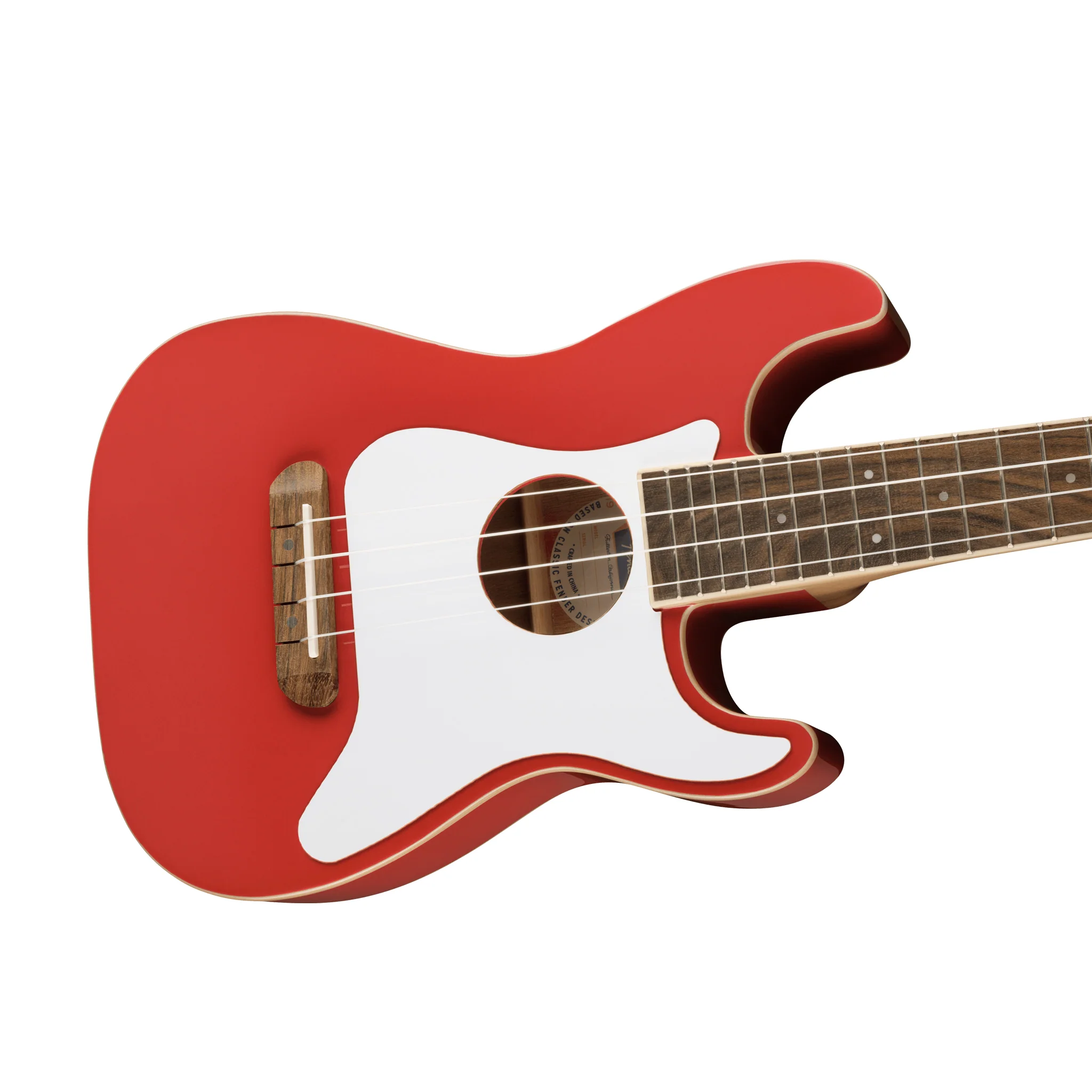 Fender Limited Edition Fullerton Stratocaster Ukulele, Fiesta Red - Image 6