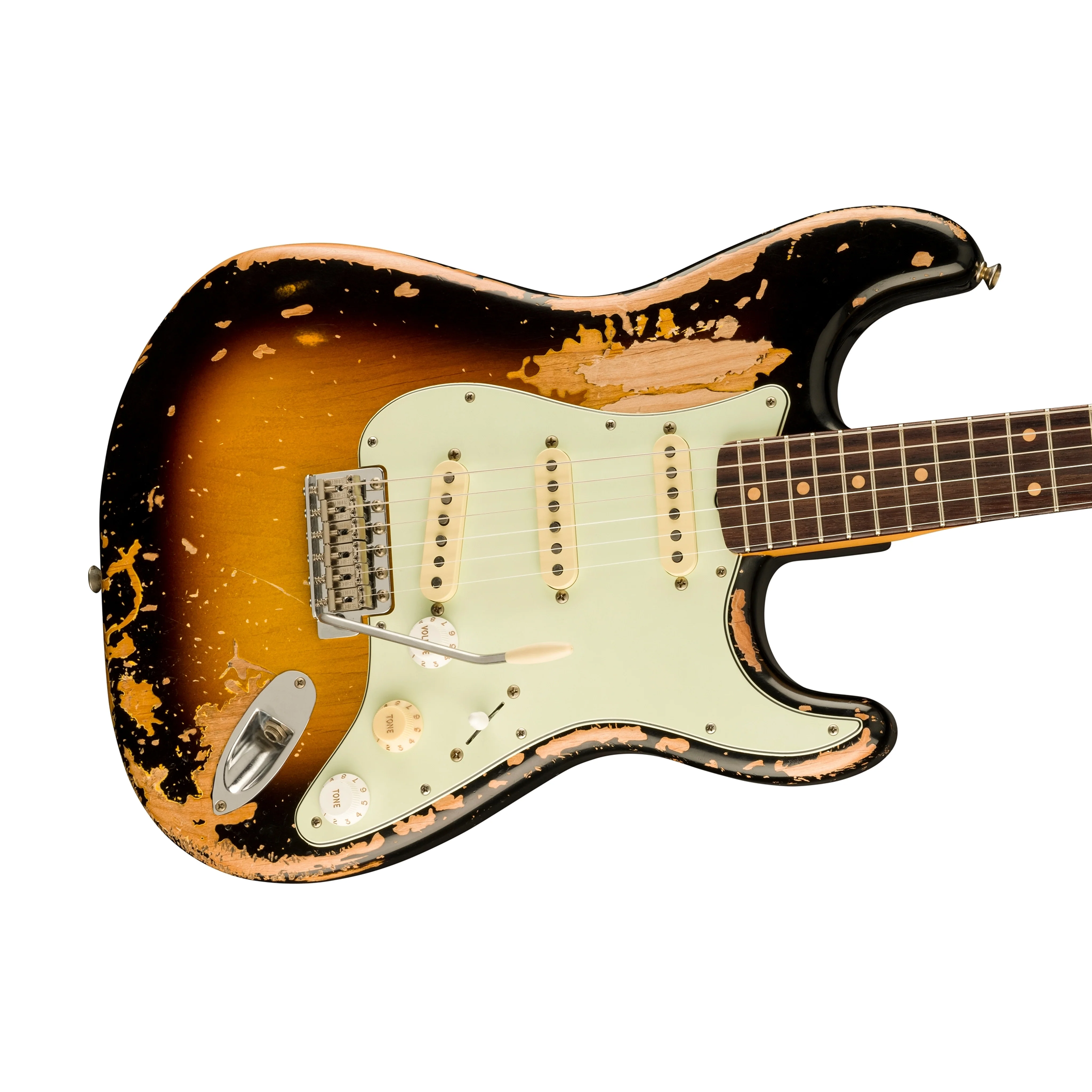 Fender Ltd Ed Mike McCready Stratocaster Electric Guitar, RW FB, 3-Tone Sunburst - Image 5