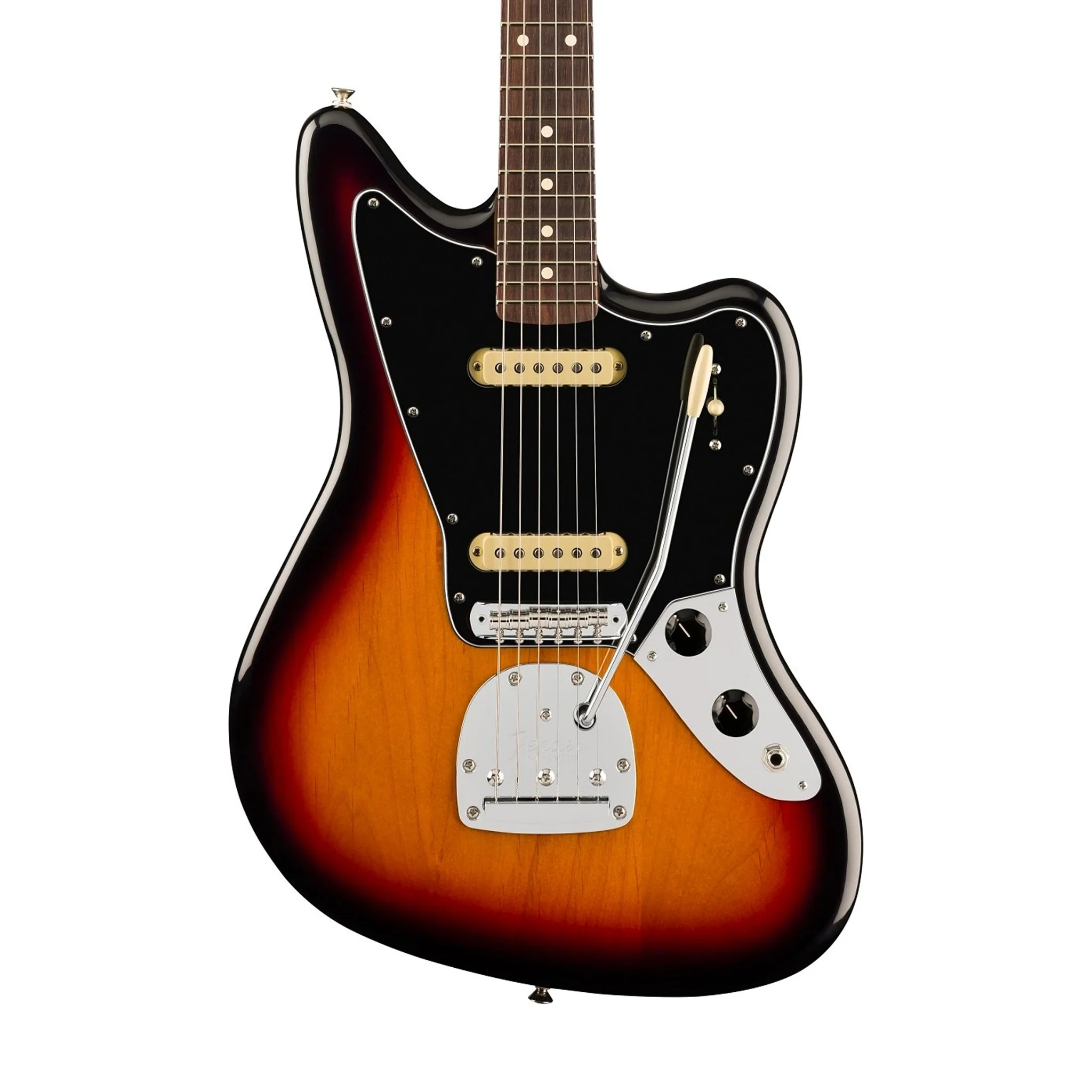 Fender Player II Jaguar Electric Guitar, RW FB, 3-Tone Sunburst - Image 3