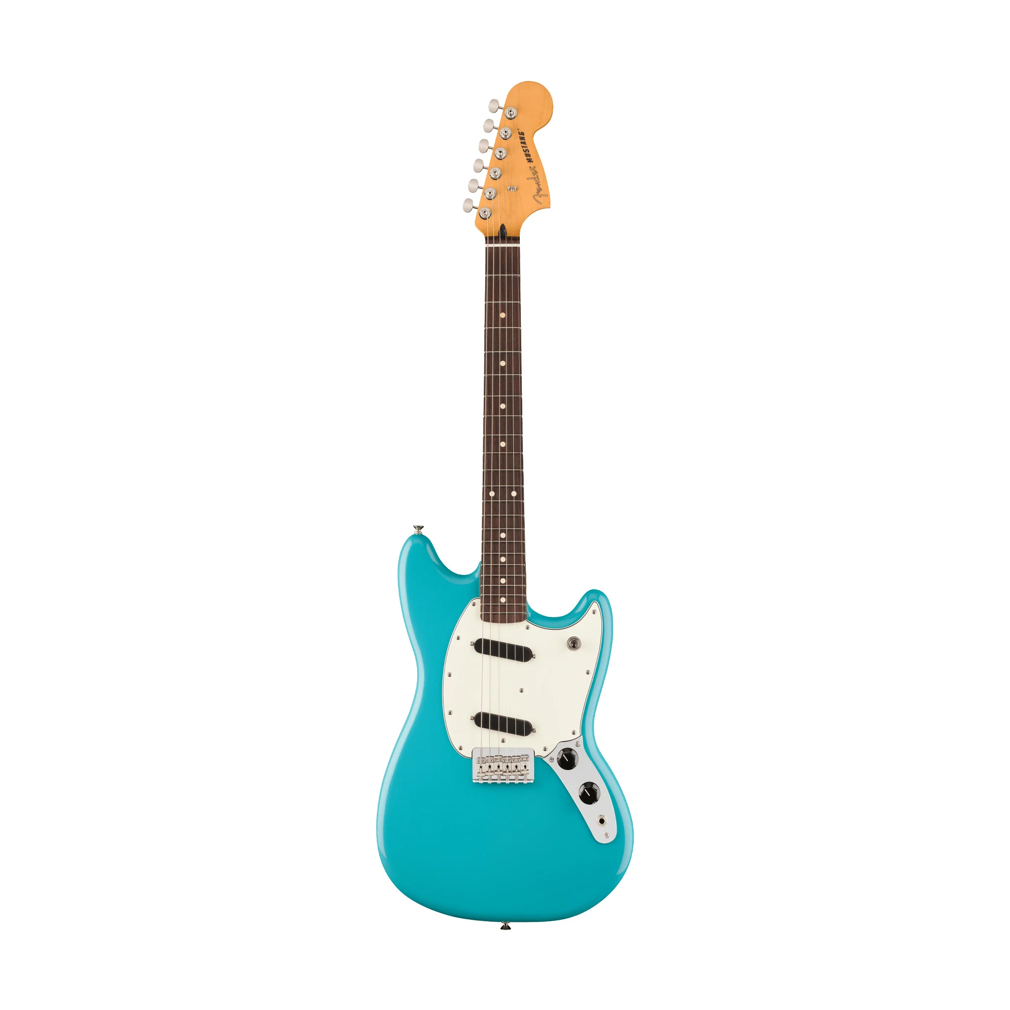 Fender Player II Mustang Electric Guitar, RW FB, Aquatone Blue
