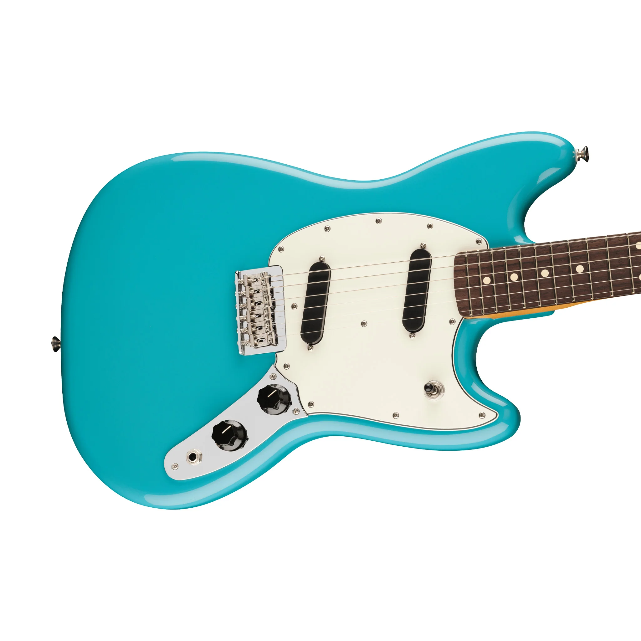 Fender Player II Mustang Electric Guitar, RW FB, Aquatone Blue - Image 5