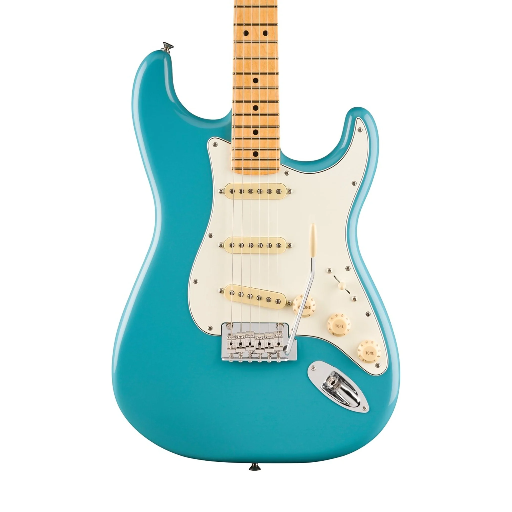Fender Player II Stratocaster Electric Guitar, Maple FB, Aquatone Blue - Image 3