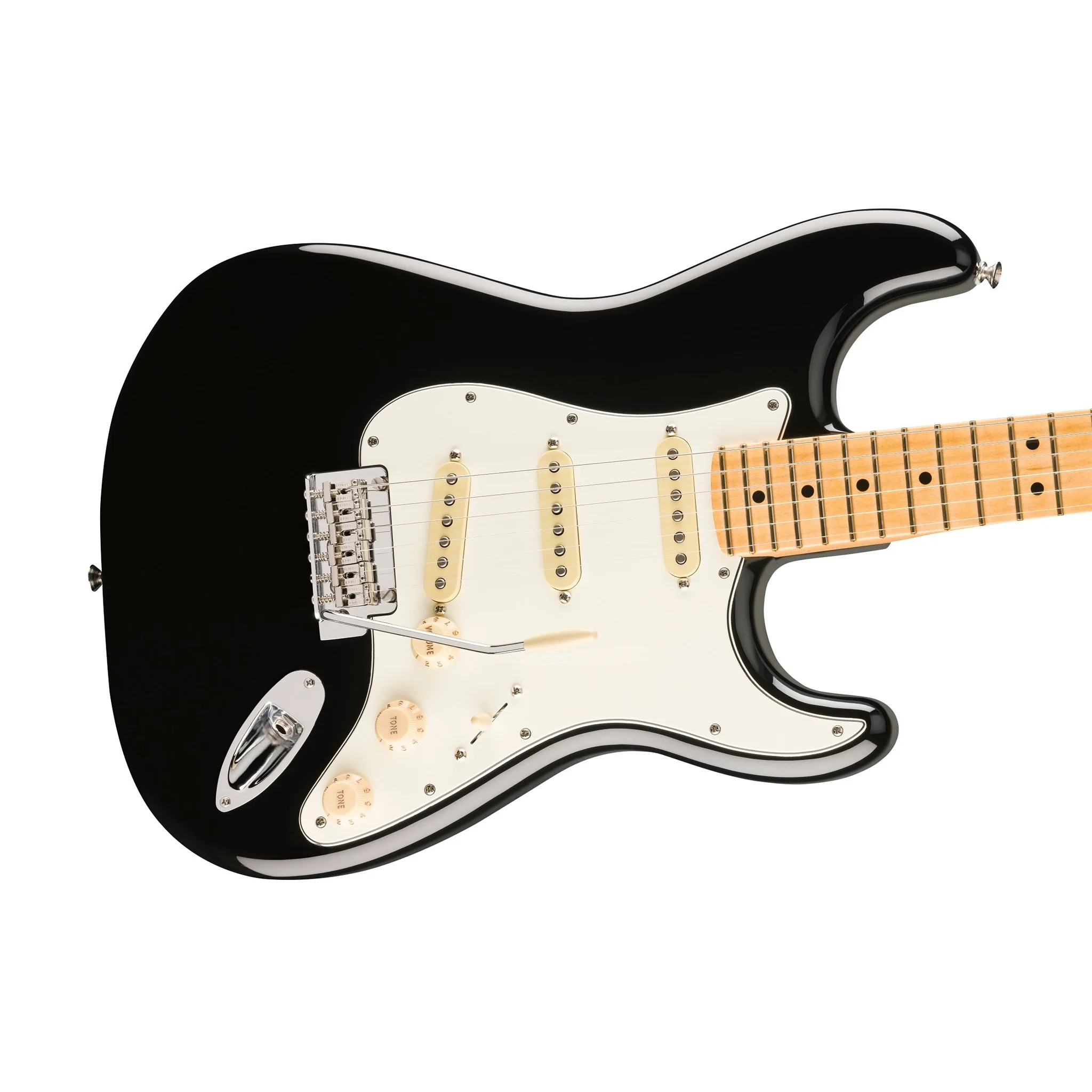 Fender Player II Stratocaster Electric Guitar, Maple FB, Black - Image 5