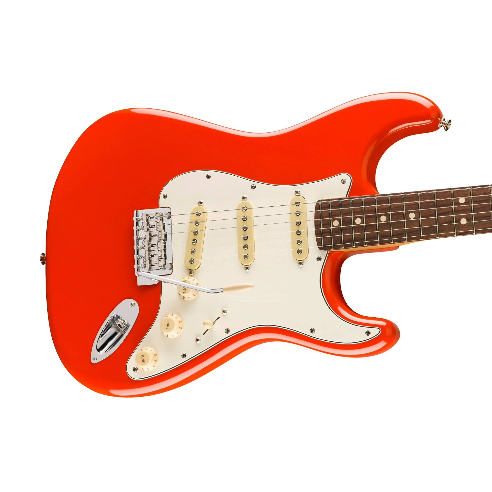 Fender Player II Stratocaster Electric Guitar, RW FB, Coral Red - Image 5