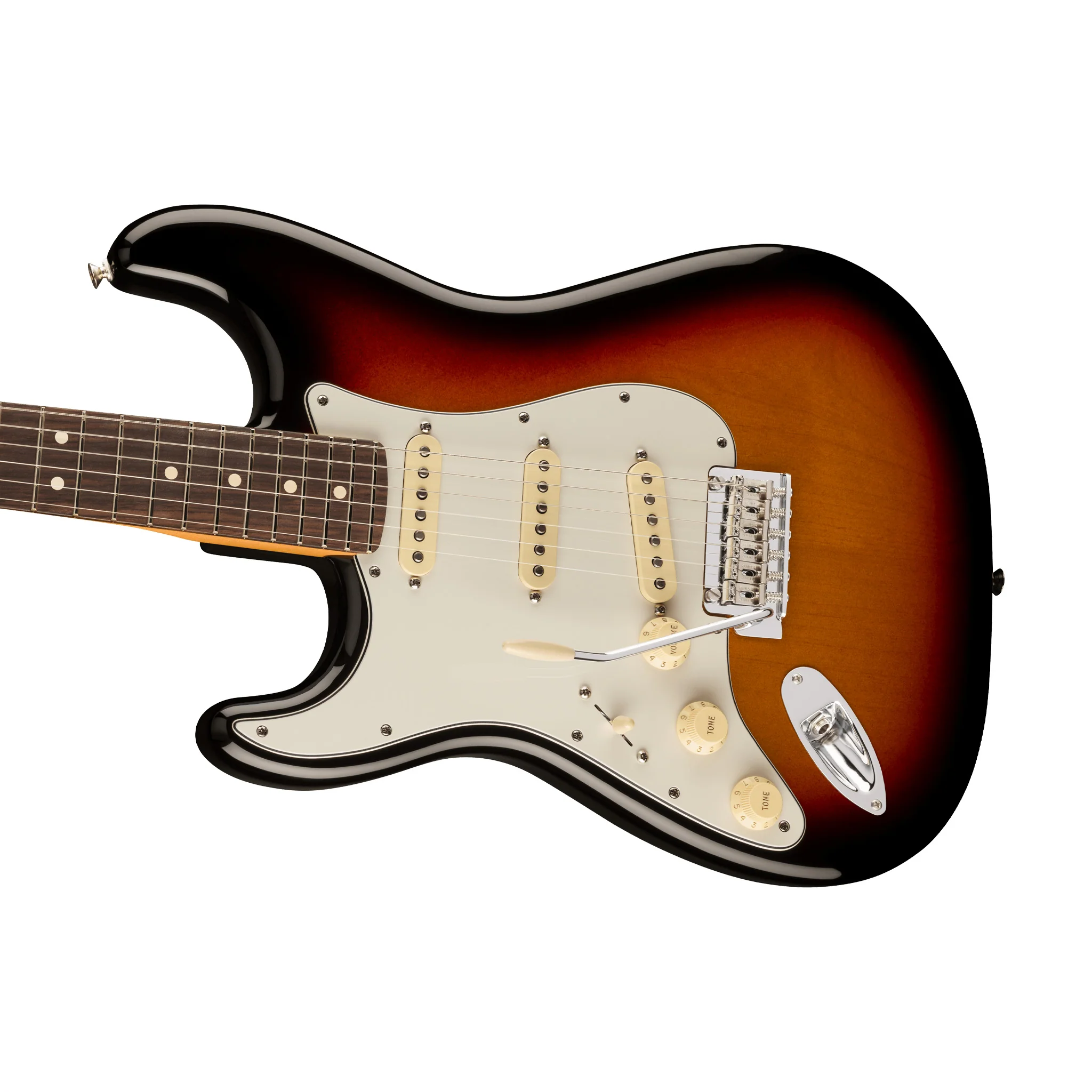 Fender Player II Stratocaster Left-Handed Electric Guitar, RW FB, 3 Tone Sunburst - Image 5