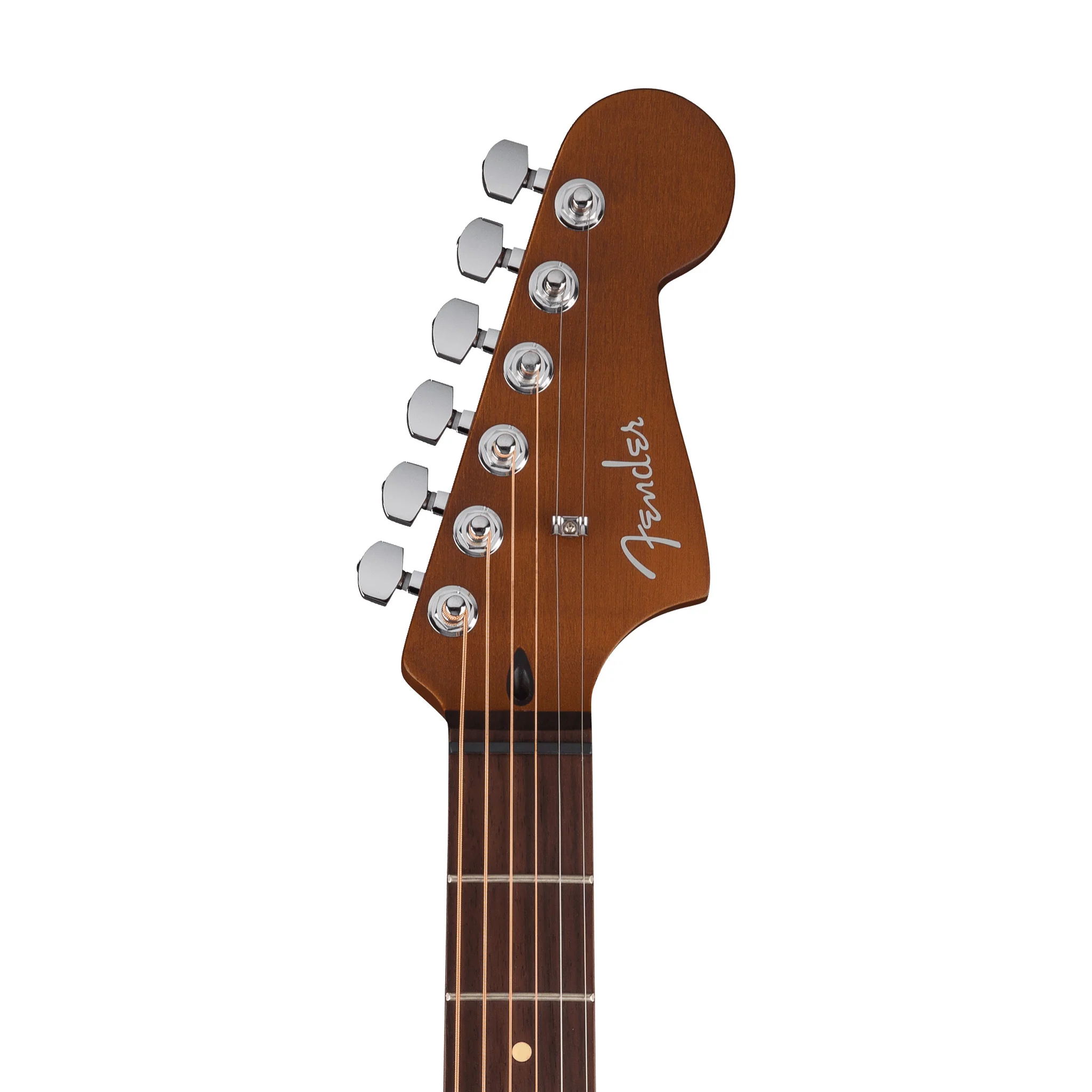 Fender Standard Acoustasonic Jazzmaster Guitar, RW FB, Black - Image 5