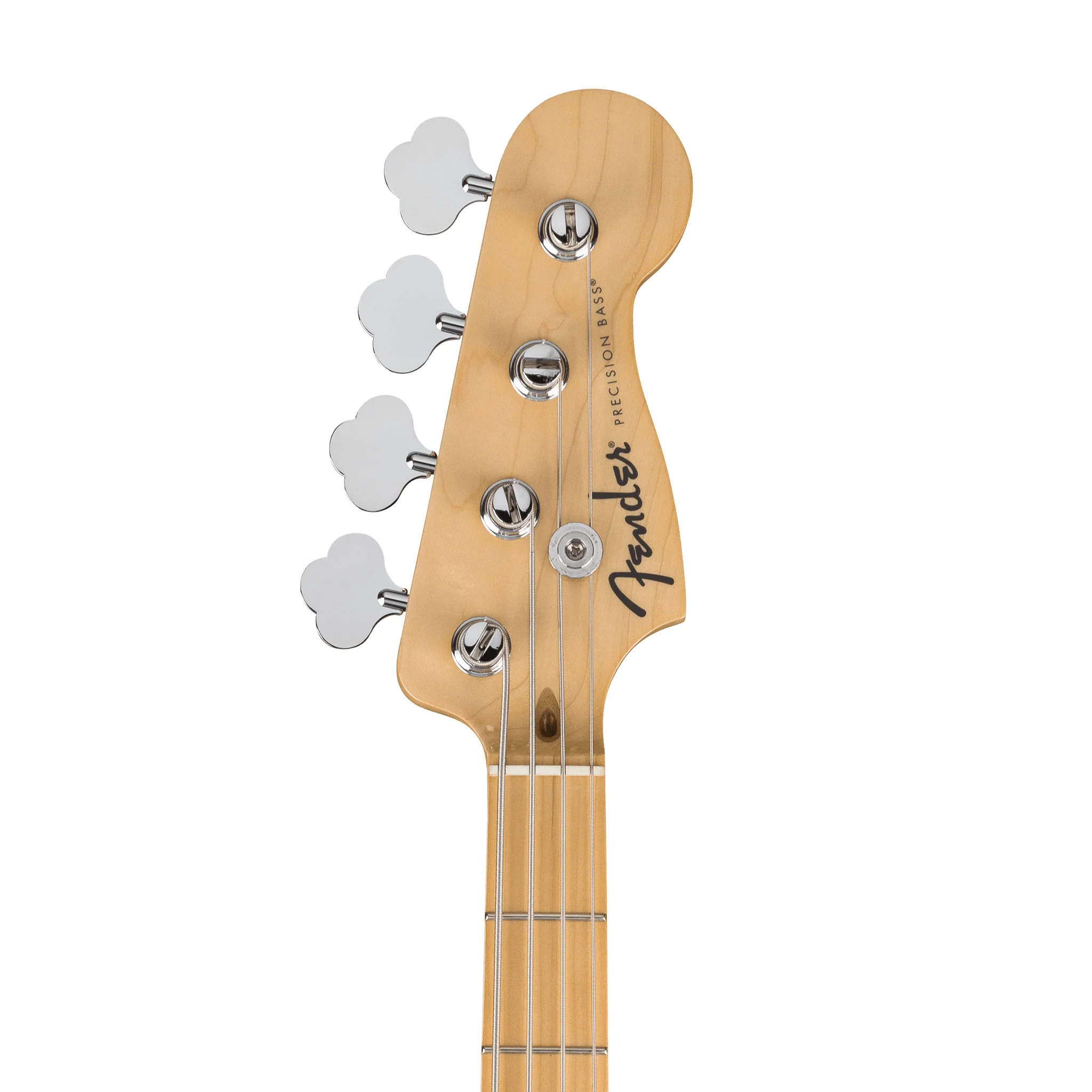 Fender Standard Precision Bass Guitar, Maple FB, Olympic White - Image 5