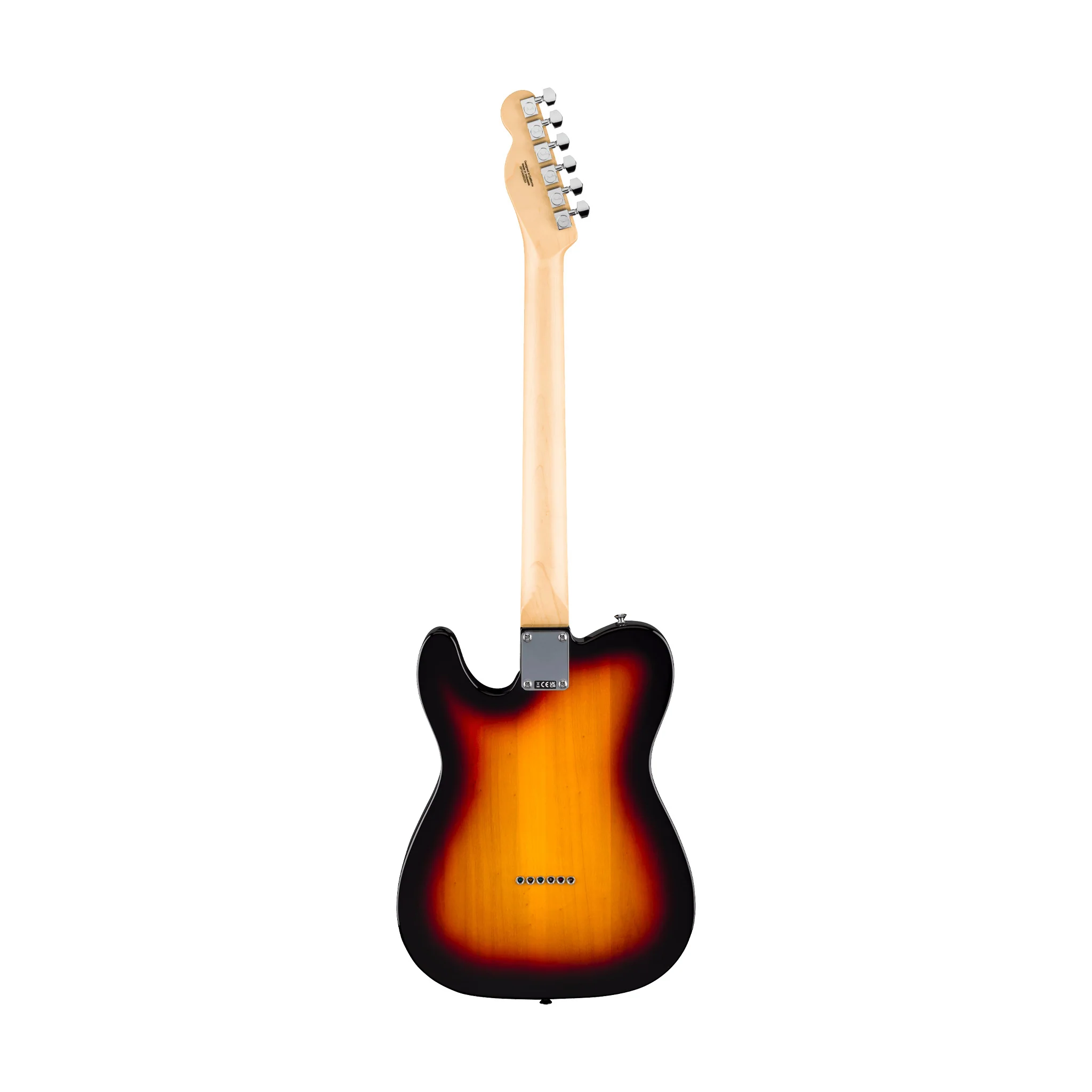 Fender Standard Telecaster Electric Guitar w/White Pickguard, Laurel FB, 3-Color Sunburst - Image 2