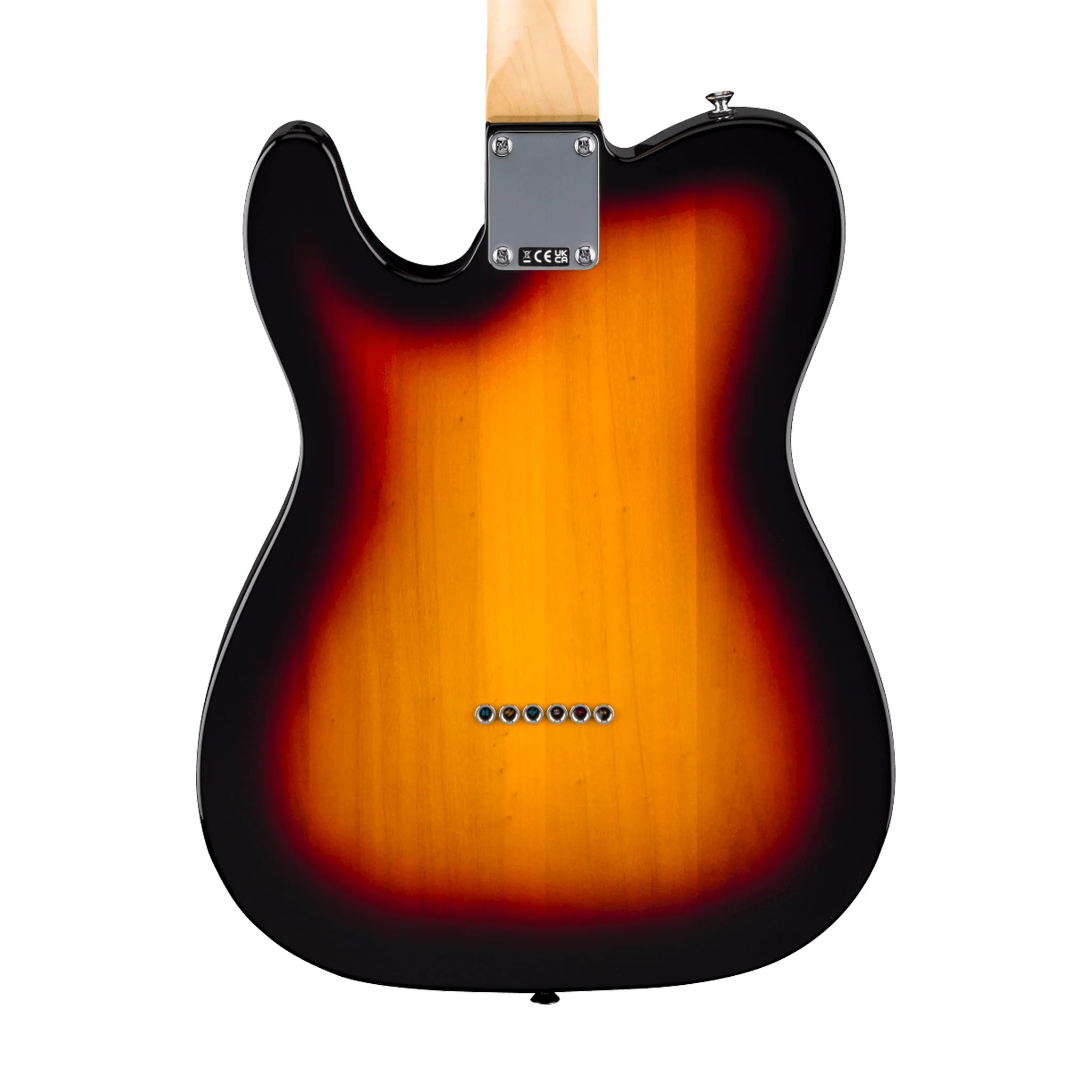 Fender Standard Telecaster Electric Guitar w/White Pickguard, Laurel FB, 3-Color Sunburst - Image 4