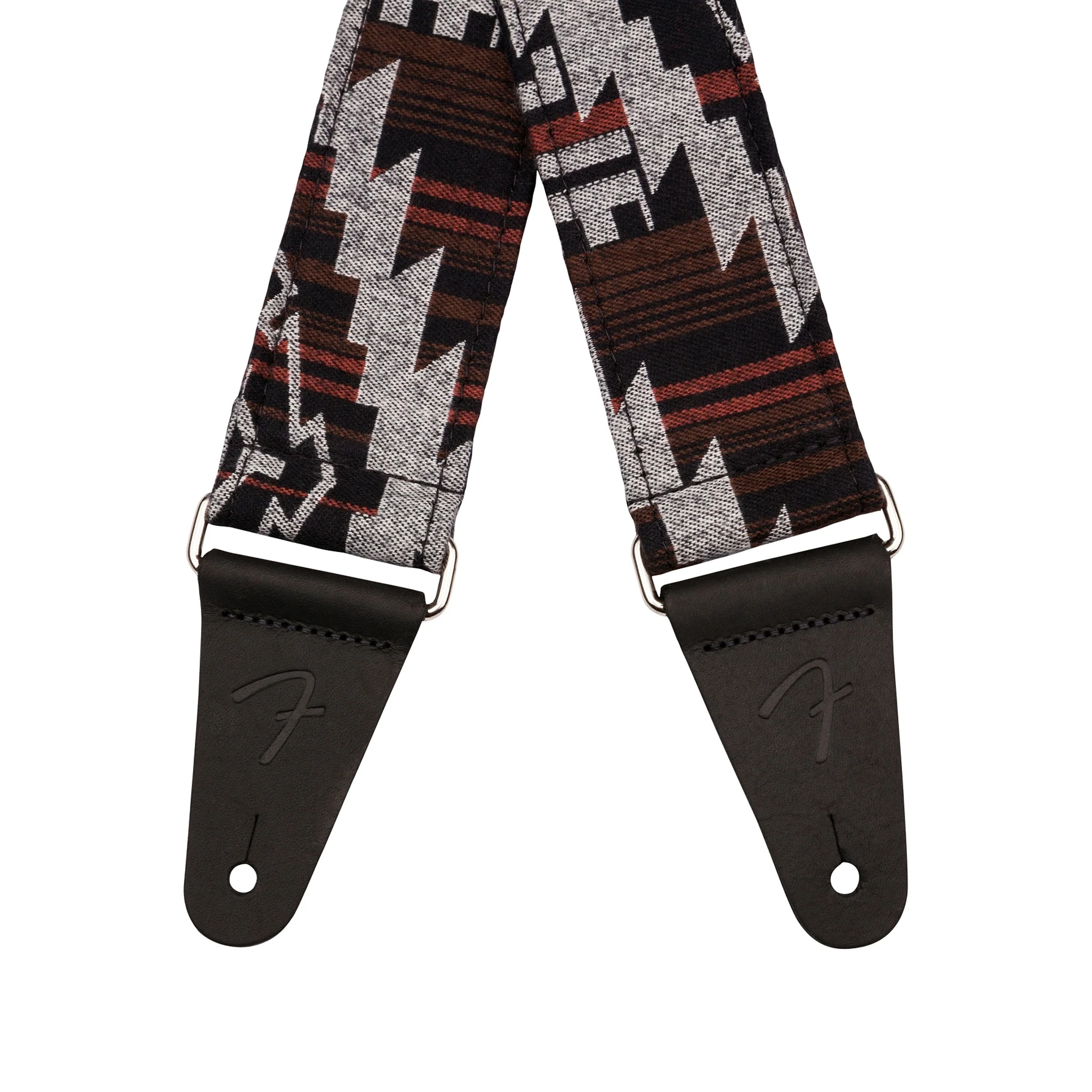 Fender Zion Guitar Strap, 2-inch, Black Aztec - Image 3