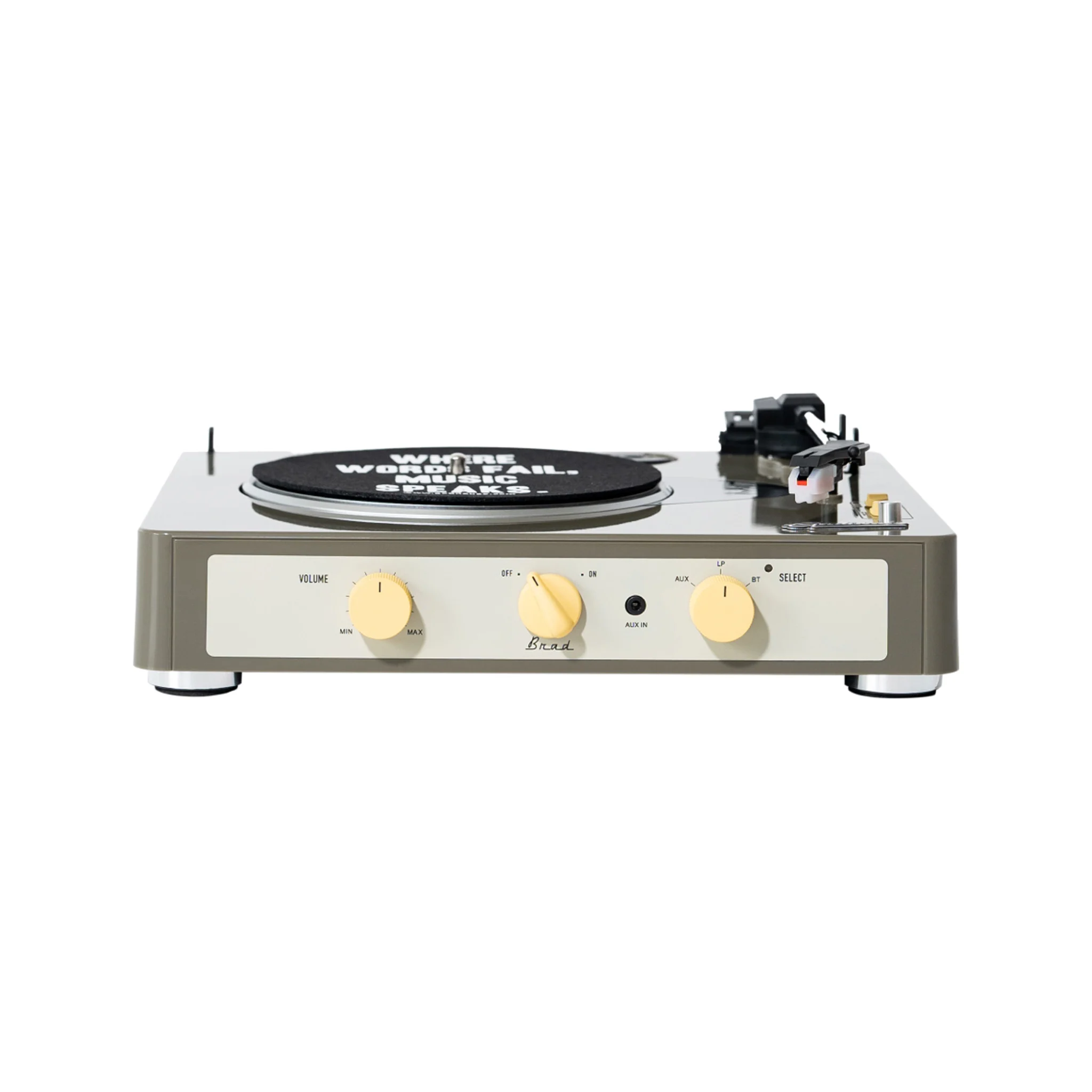 Gadhouse Brad MKII Record Player, Grey - Image 2