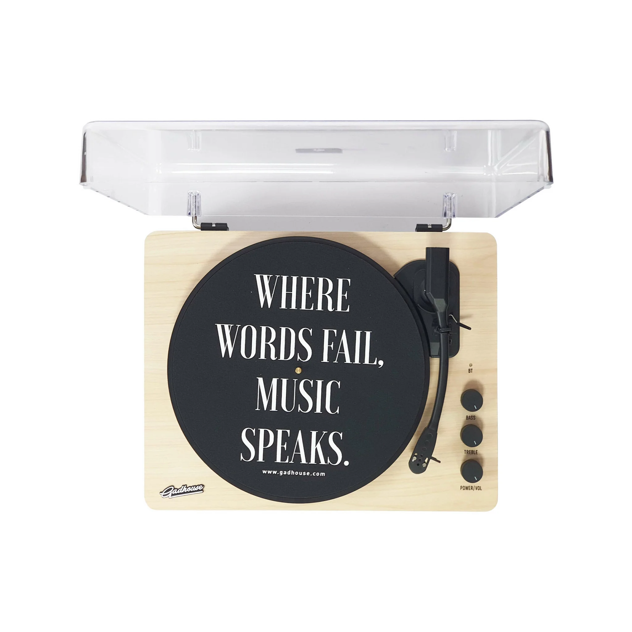 Gadhouse Dean Turntable Stereo System, Haze Grey - Image 6