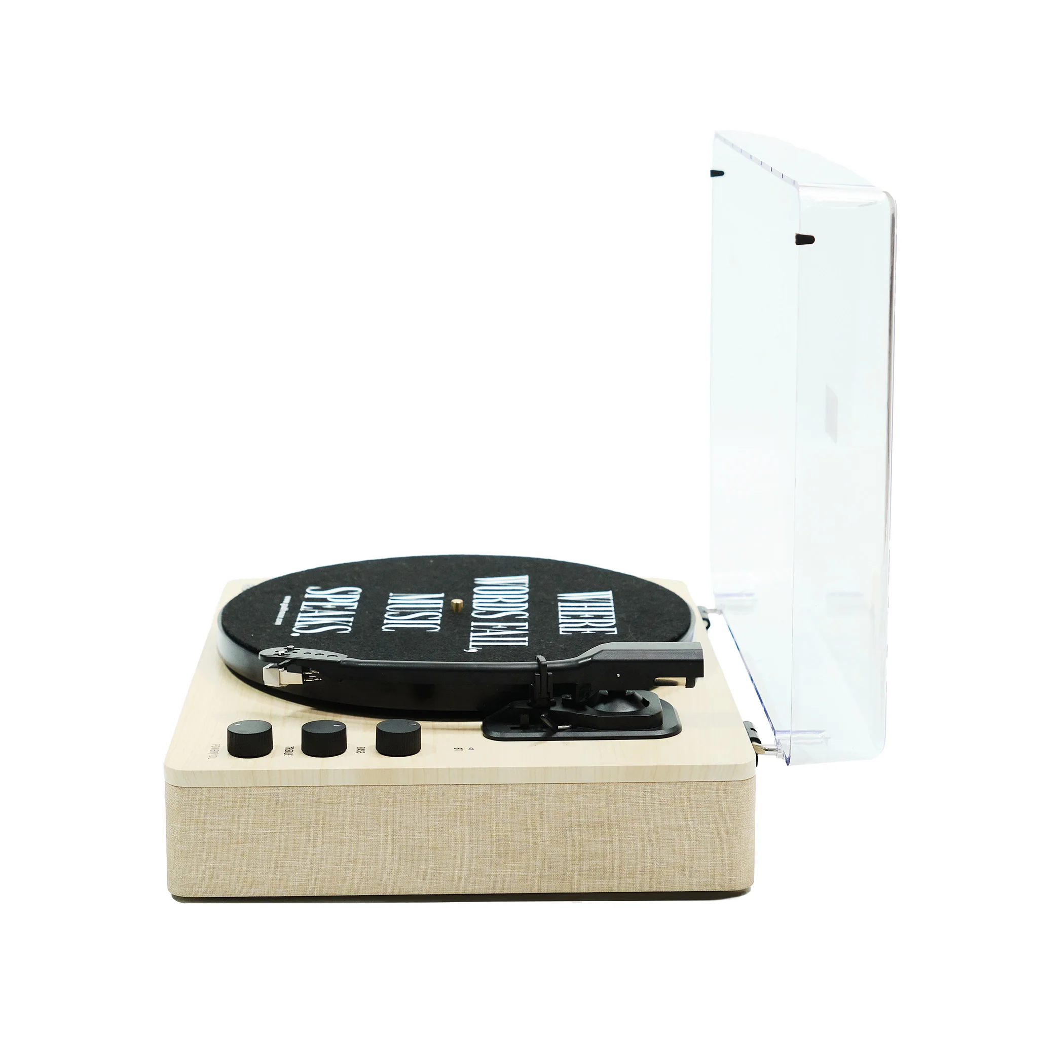 Gadhouse Dean Turntable Stereo System, Soft Sand - Image 5