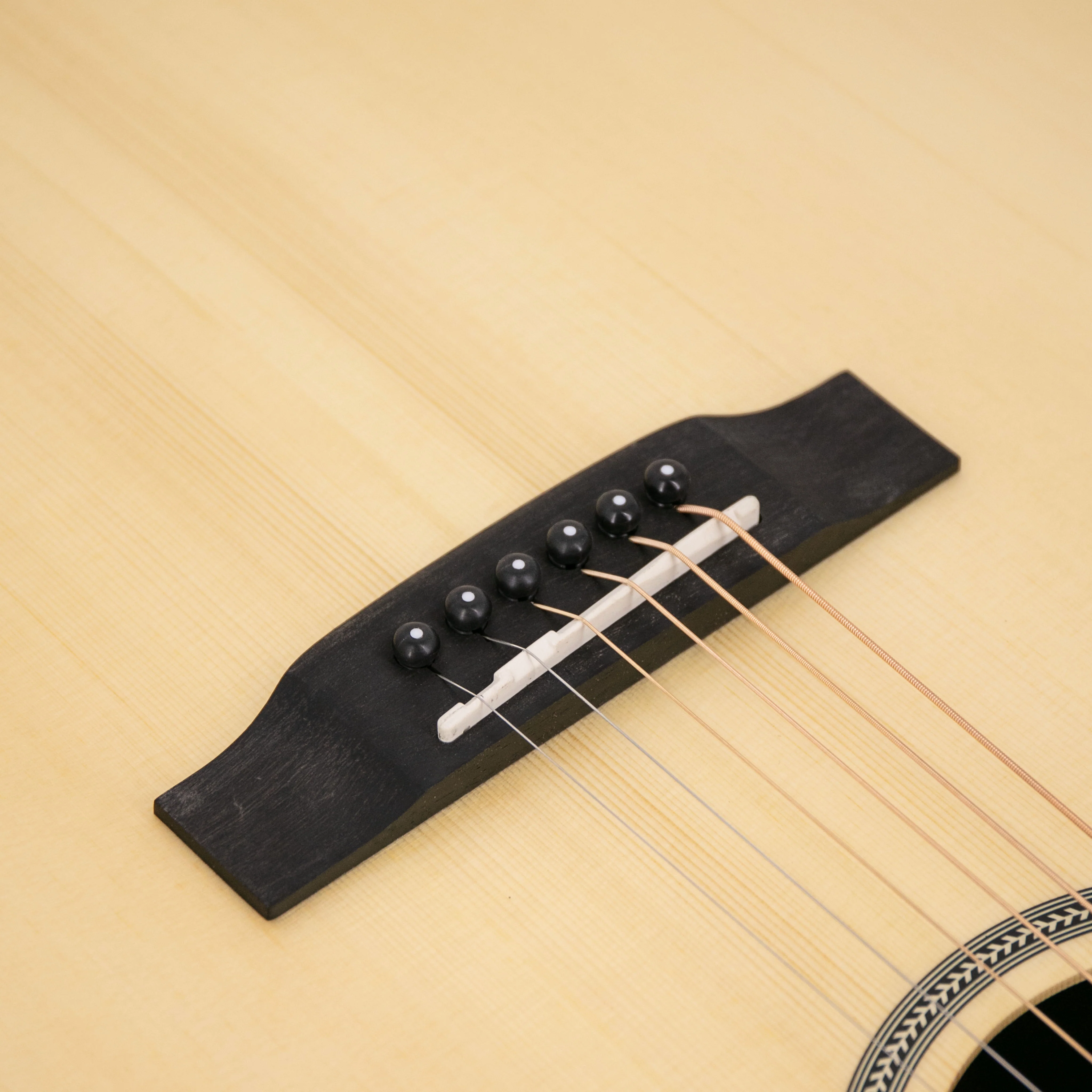 Harmony Foundation Series e-Terra ST Dreadnought Acoustic Guitar, Natural Satin - Image 14