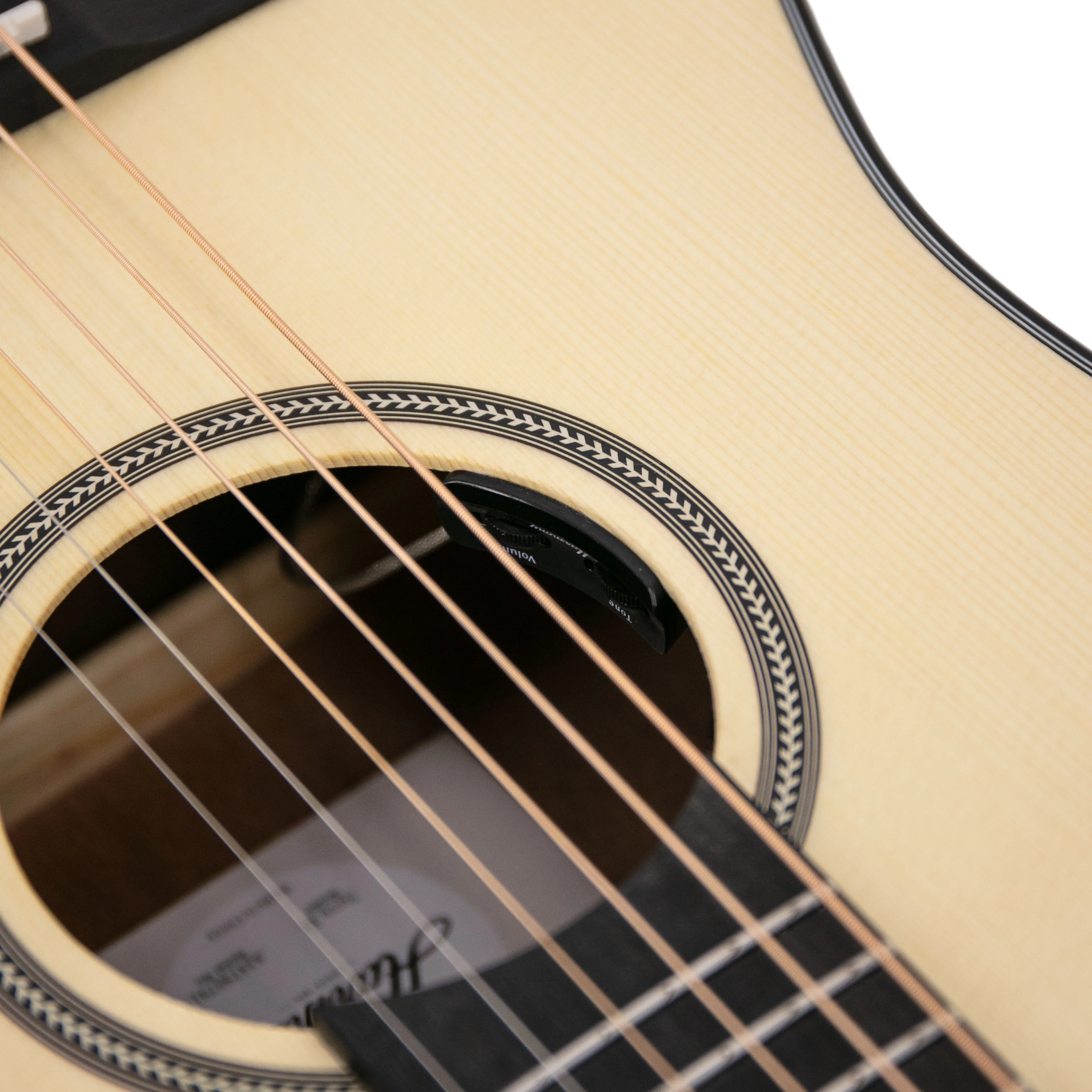 Harmony Foundation Series e-Terra ST Dreadnought Acoustic Guitar, Natural Satin - Image 16